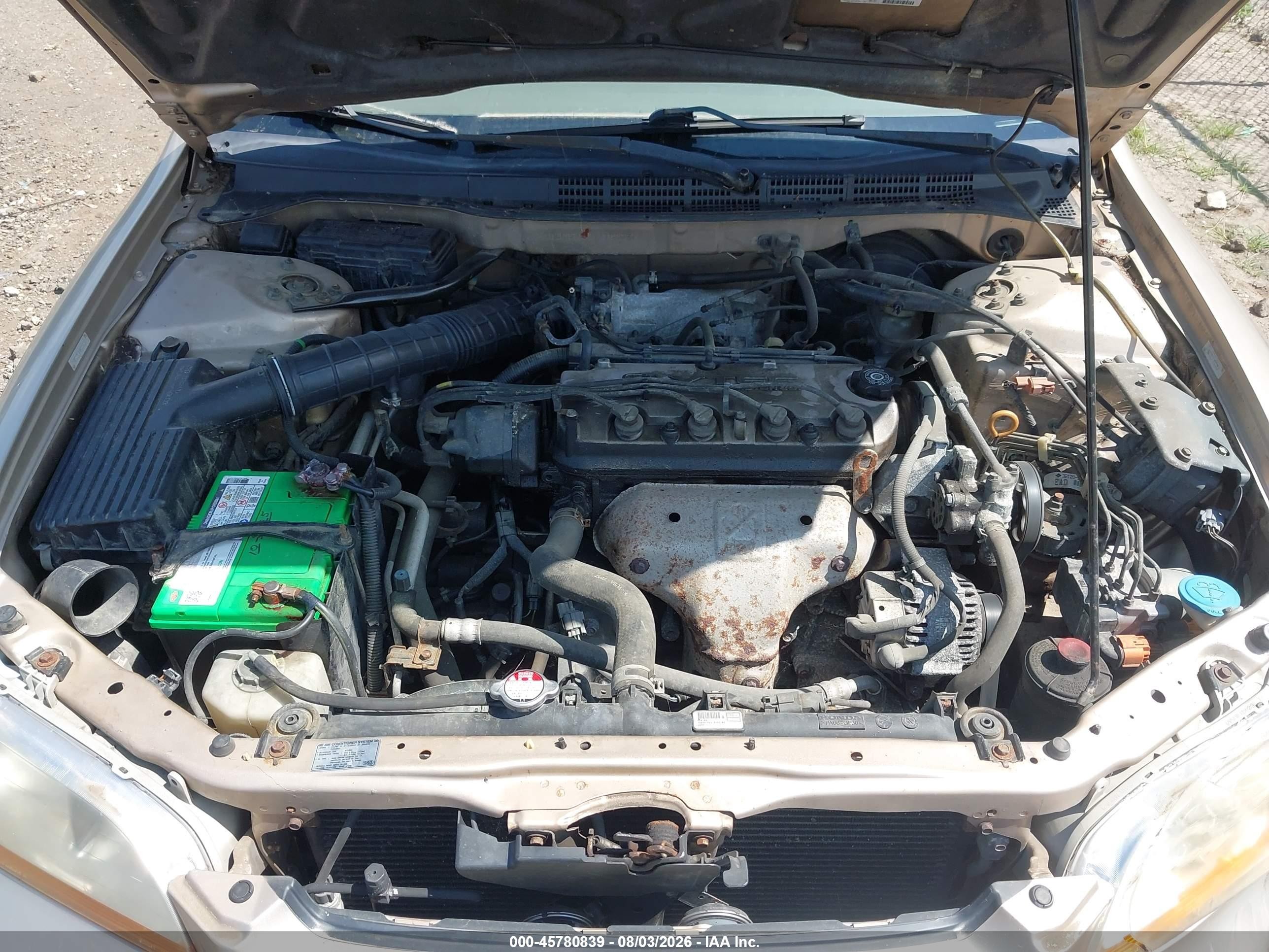 2000 Honda Accord 2.3 Lx Gold vin: 1HGCG5643YA153091
