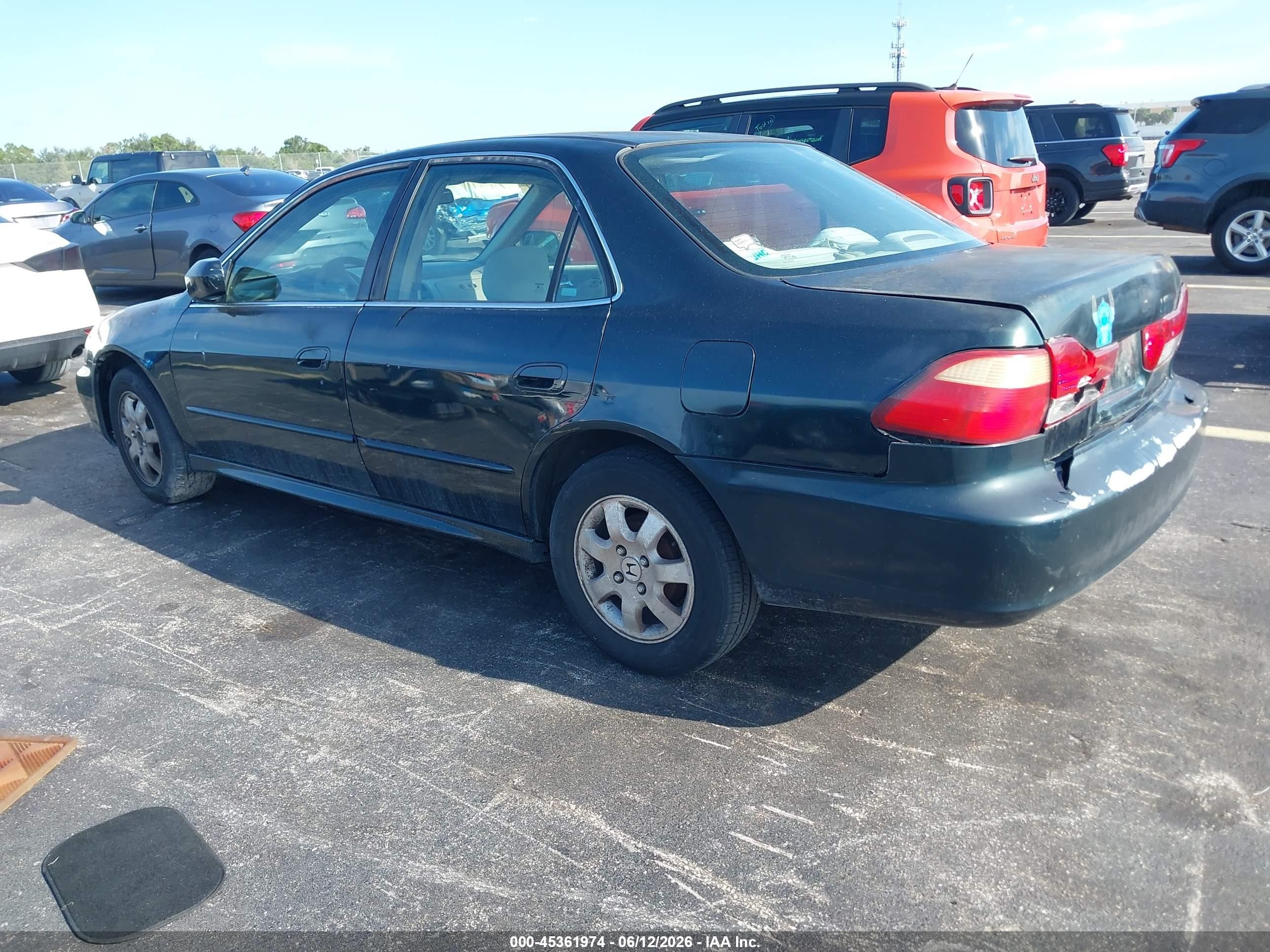 2001 Honda Accord 2.3 Lx Green vin: 1HGCG56441A003853