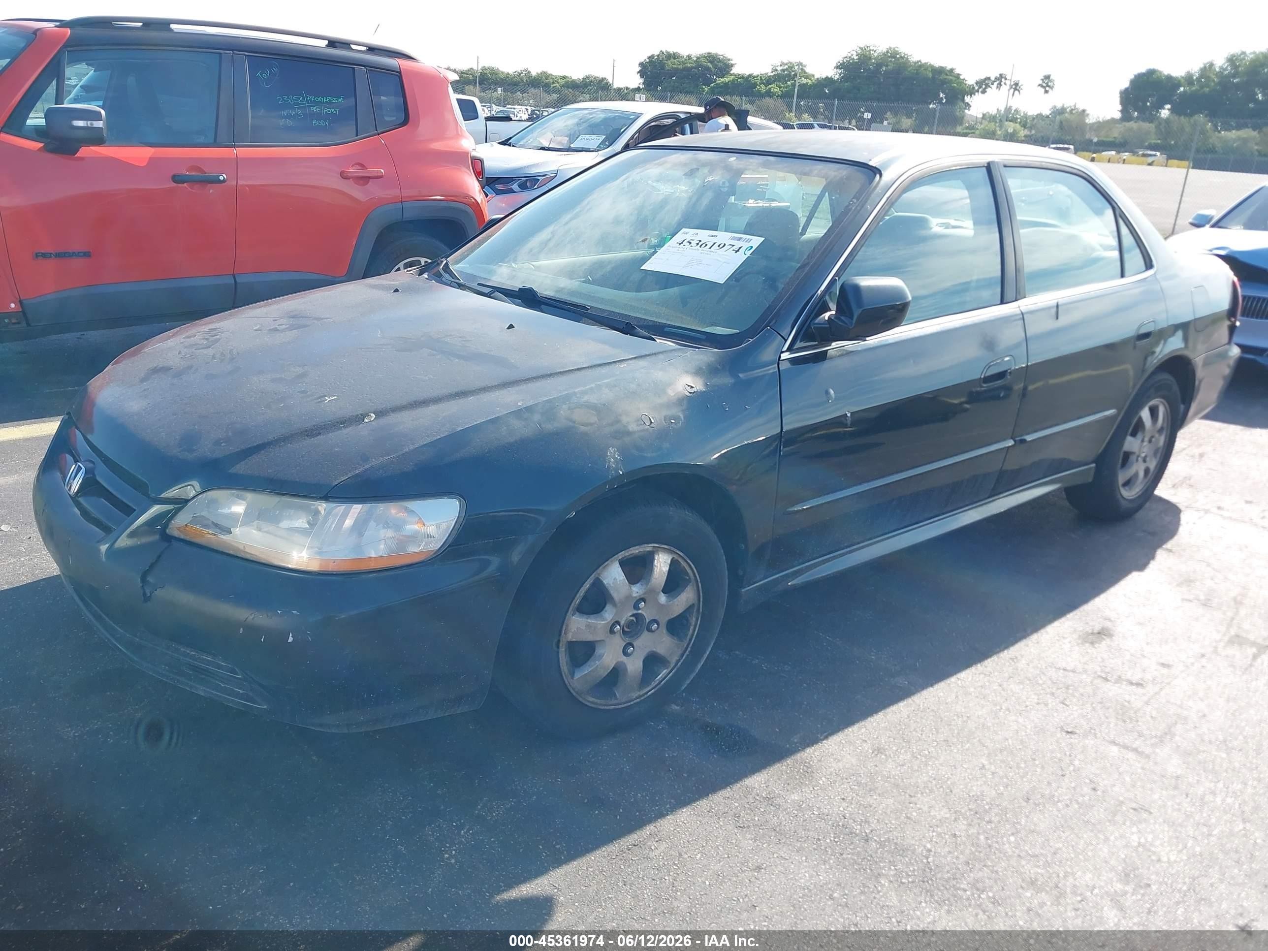 2001 Honda Accord 2.3 Lx Green vin: 1HGCG56441A003853