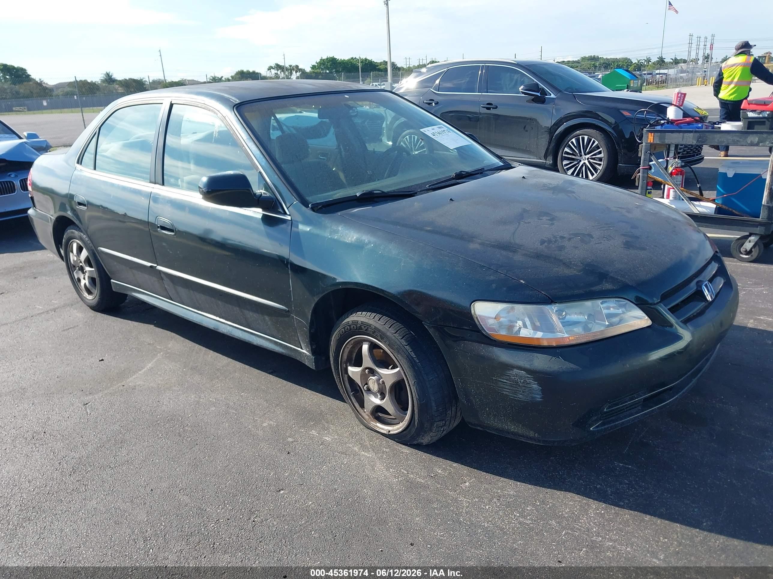 2001 Honda Accord 2.3 Lx Green vin: 1HGCG56441A003853