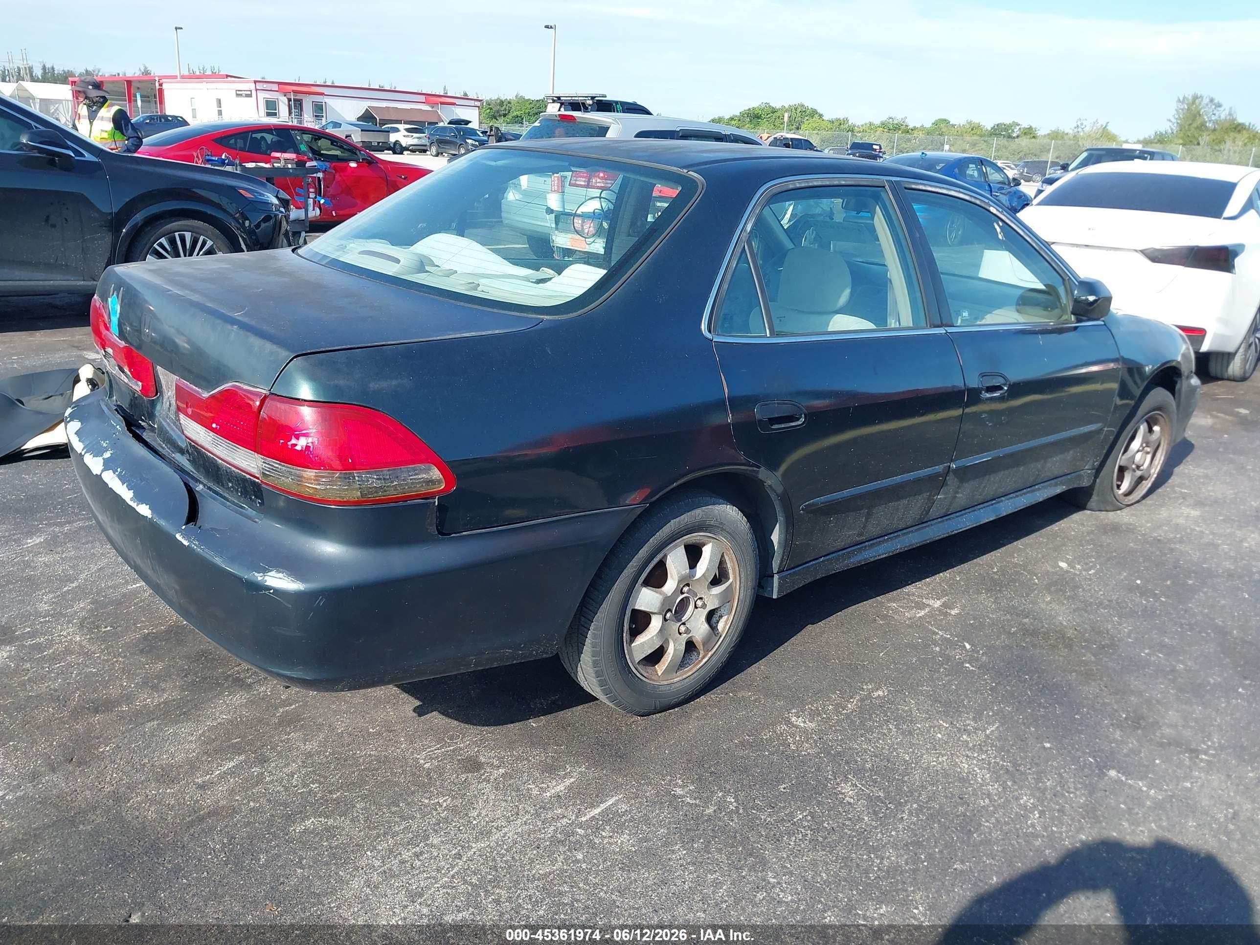 2001 Honda Accord 2.3 Lx Green vin: 1HGCG56441A003853
