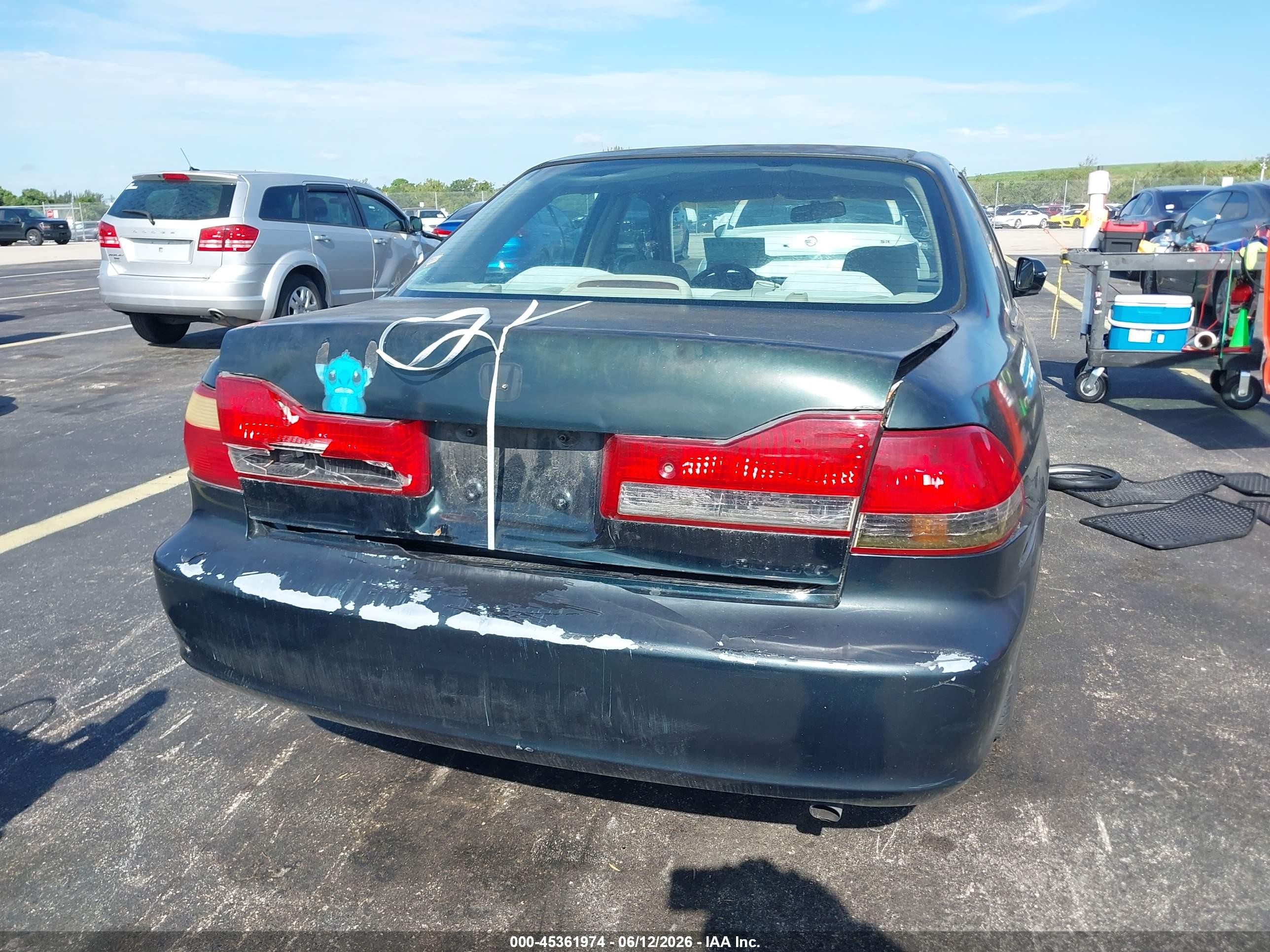2001 Honda Accord 2.3 Lx Green vin: 1HGCG56441A003853