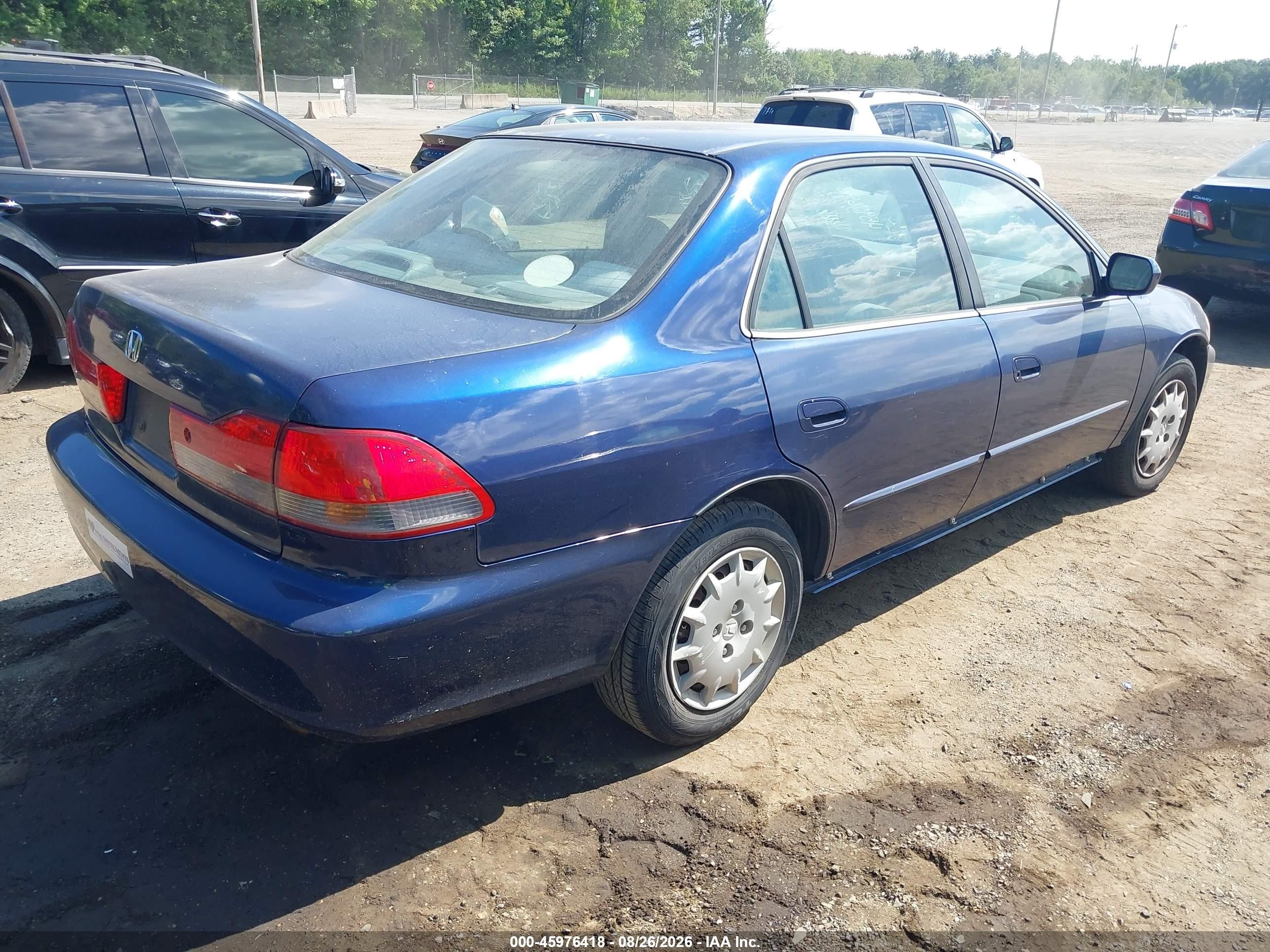 2001 Honda Accord 2.3 Lx Blue vin: 1HGCG56441A028428