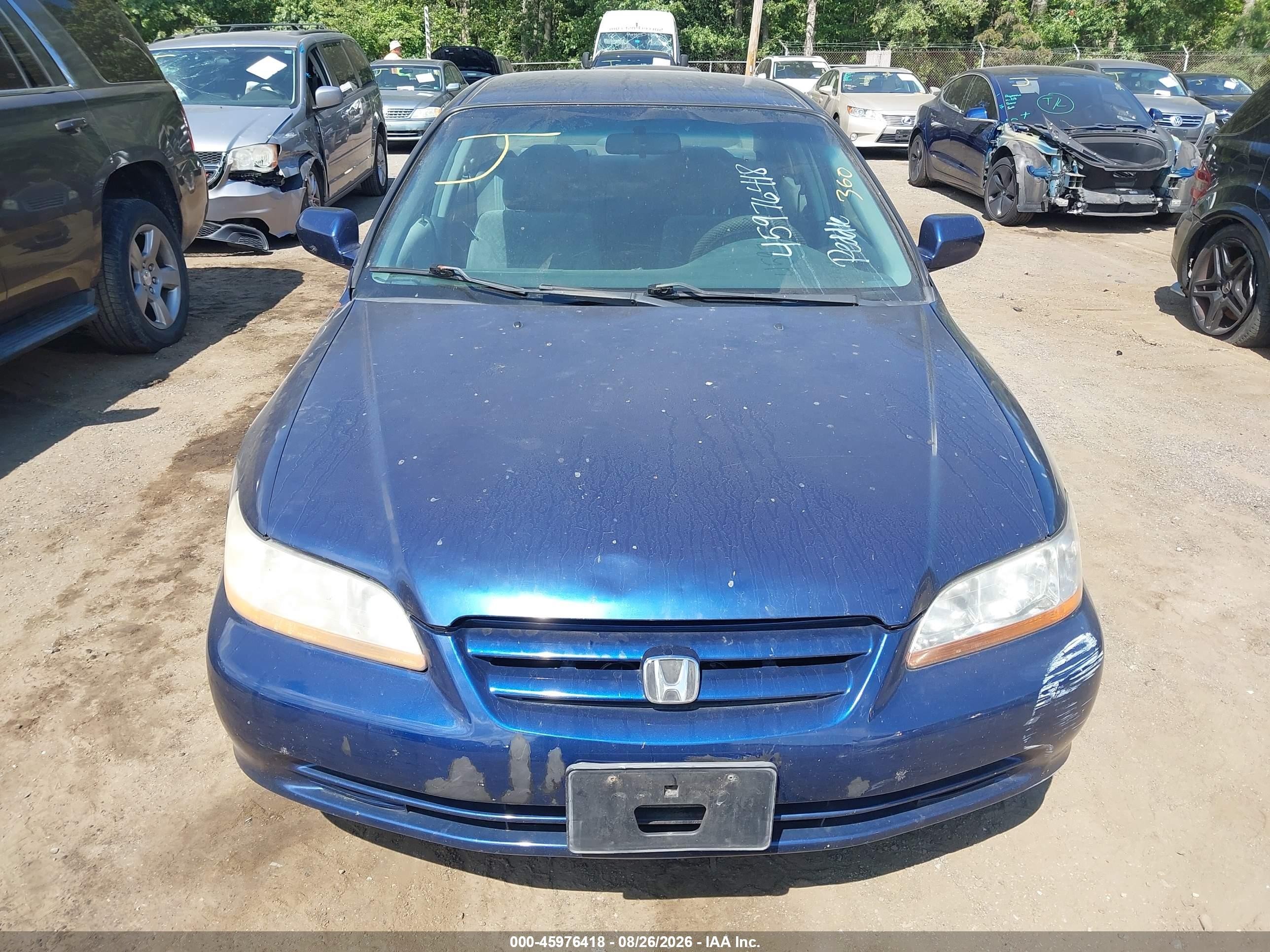 2001 Honda Accord 2.3 Lx Blue vin: 1HGCG56441A028428