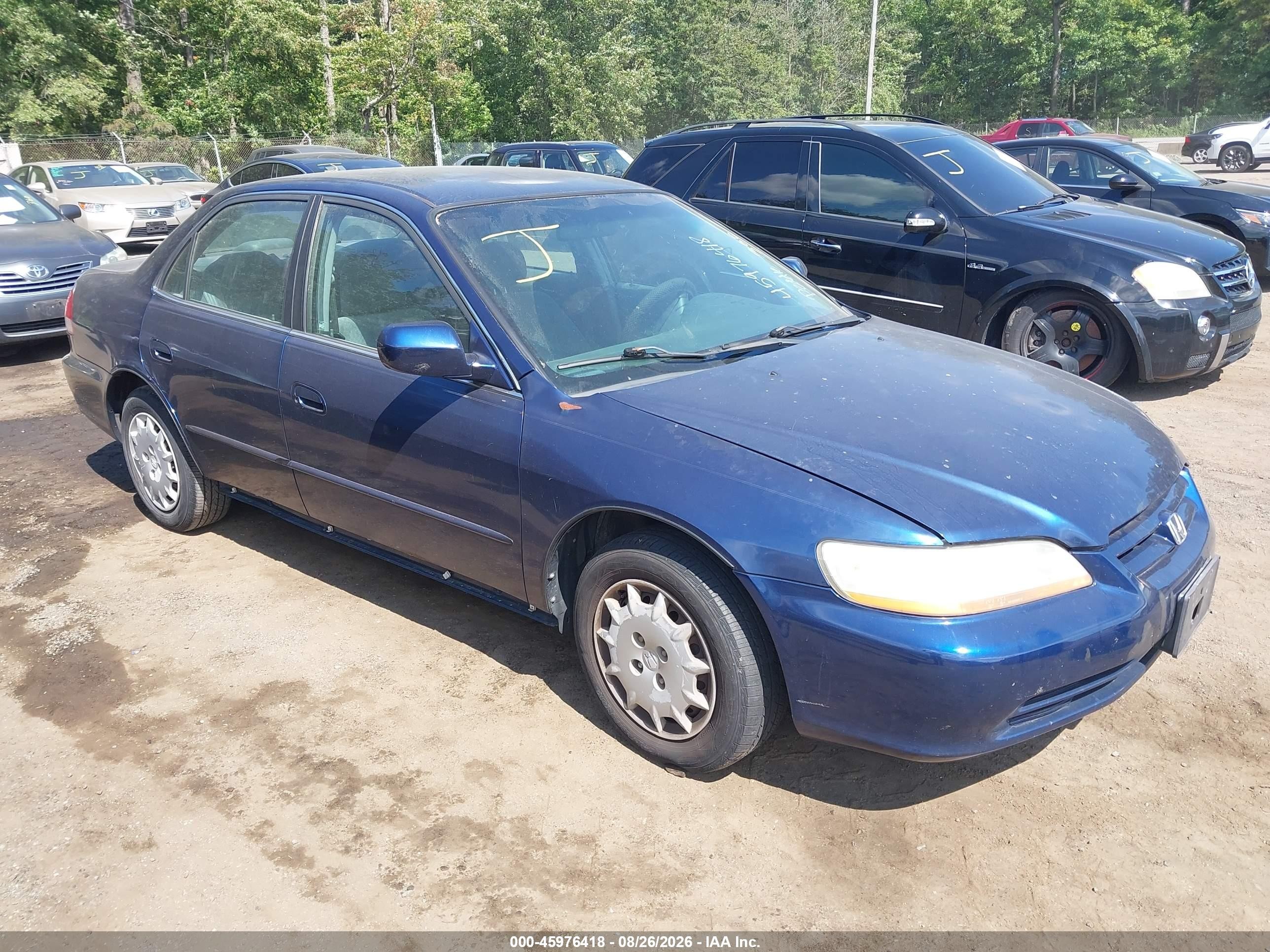 2001 Honda Accord 2.3 Lx Blue vin: 1HGCG56441A028428