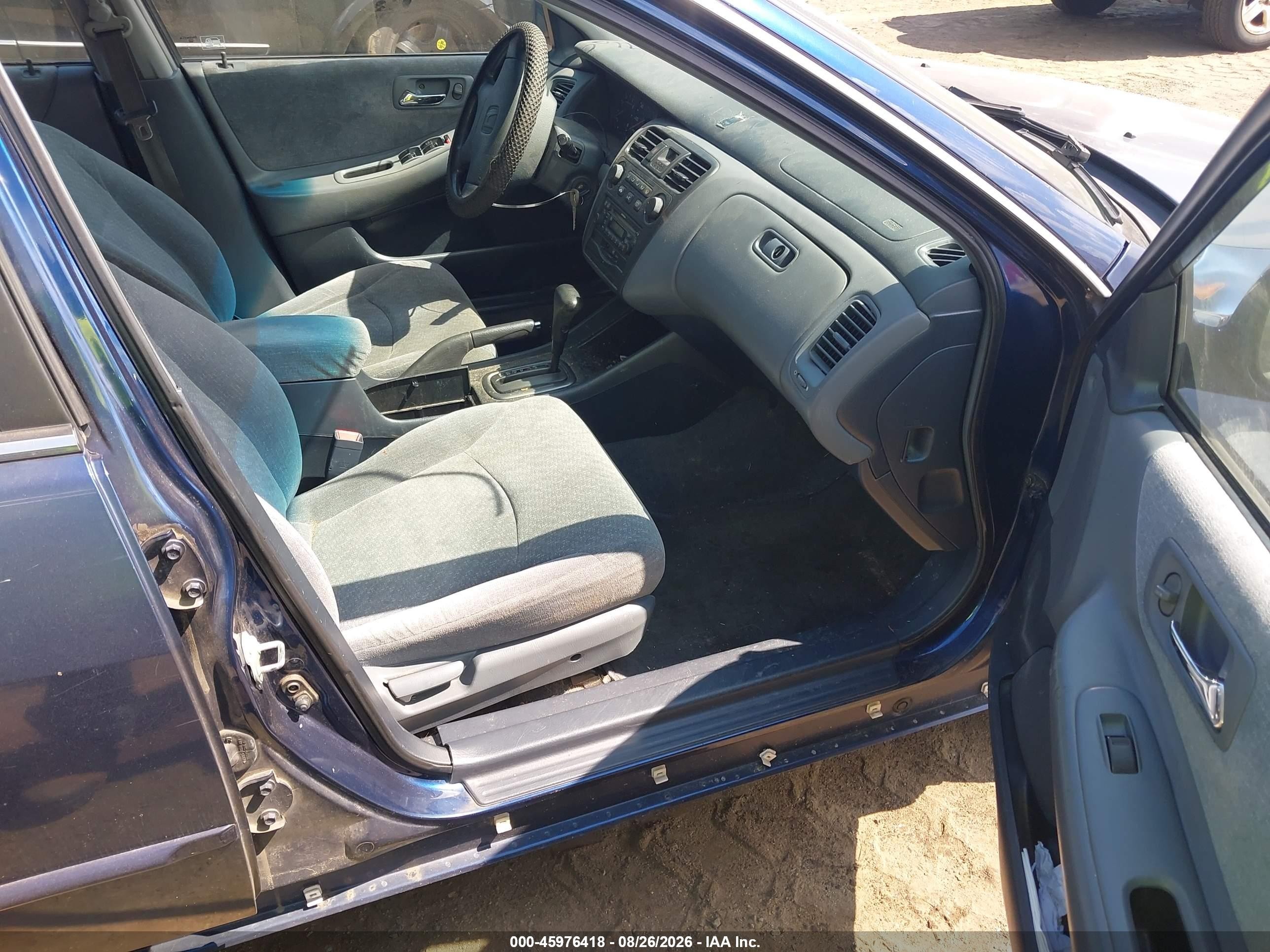 2001 Honda Accord 2.3 Lx Blue vin: 1HGCG56441A028428