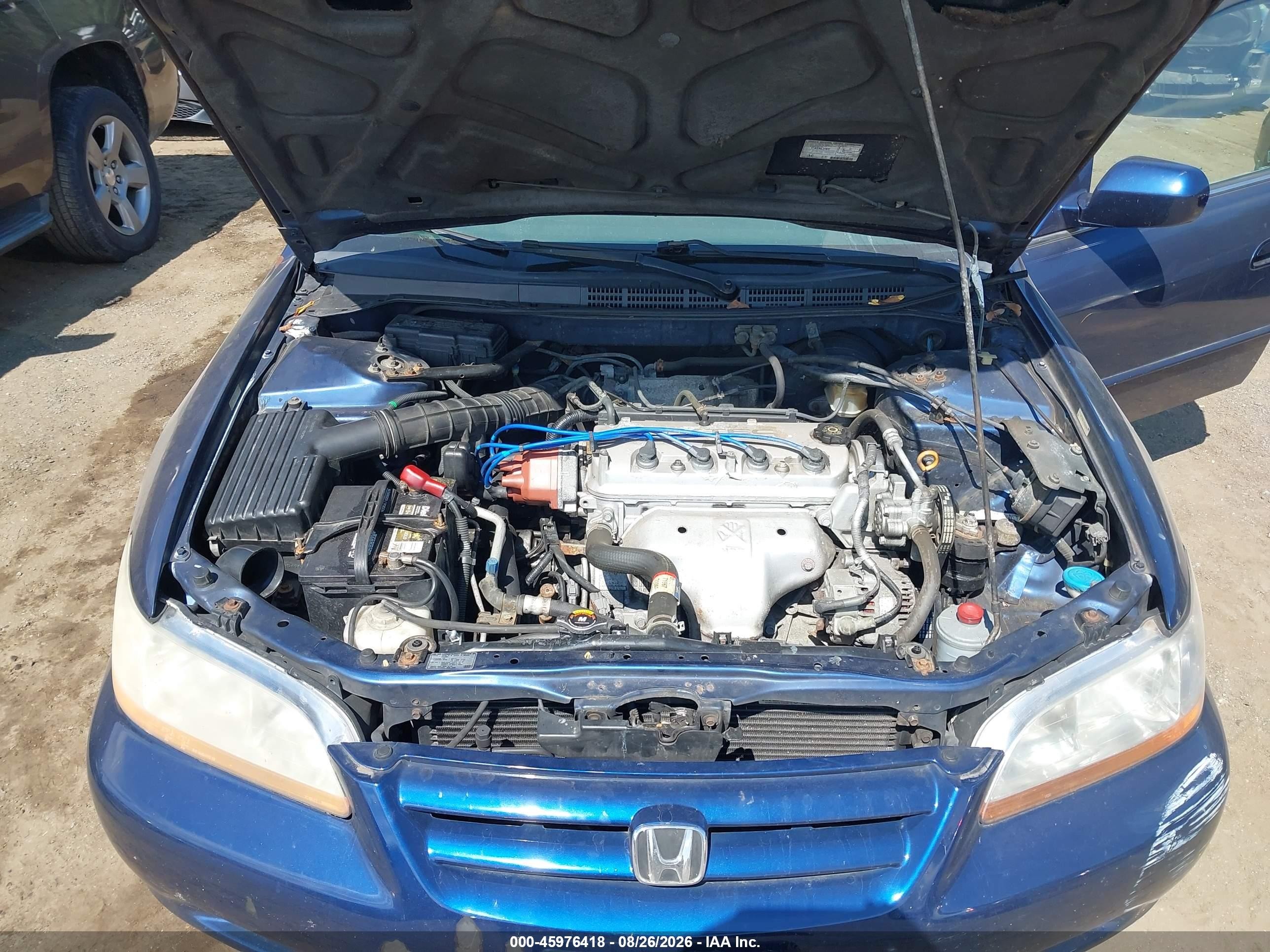 2001 Honda Accord 2.3 Lx Blue vin: 1HGCG56441A028428