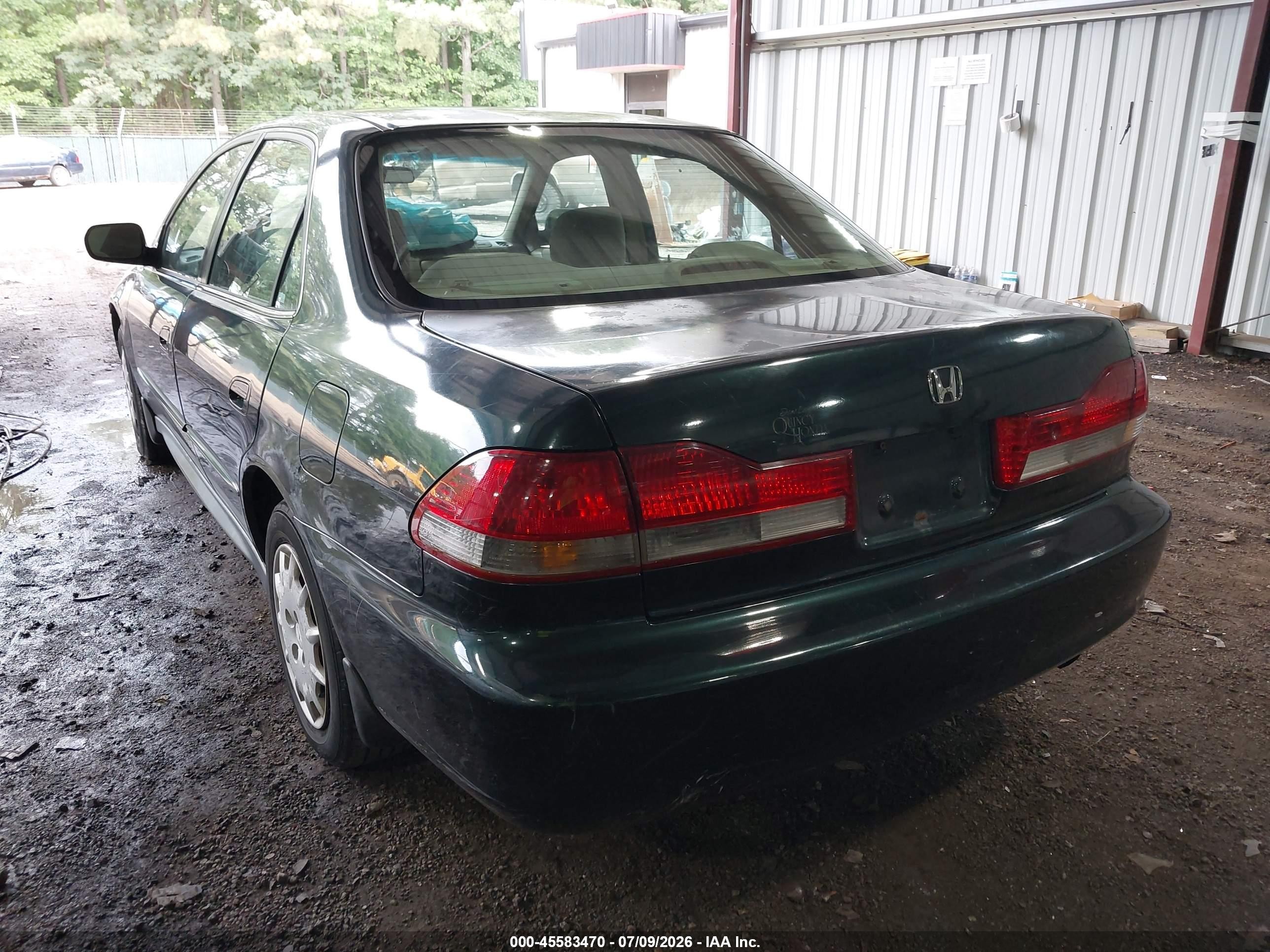 2001 Honda Accord 2.3 Lx Green vin: 1HGCG56441A090976