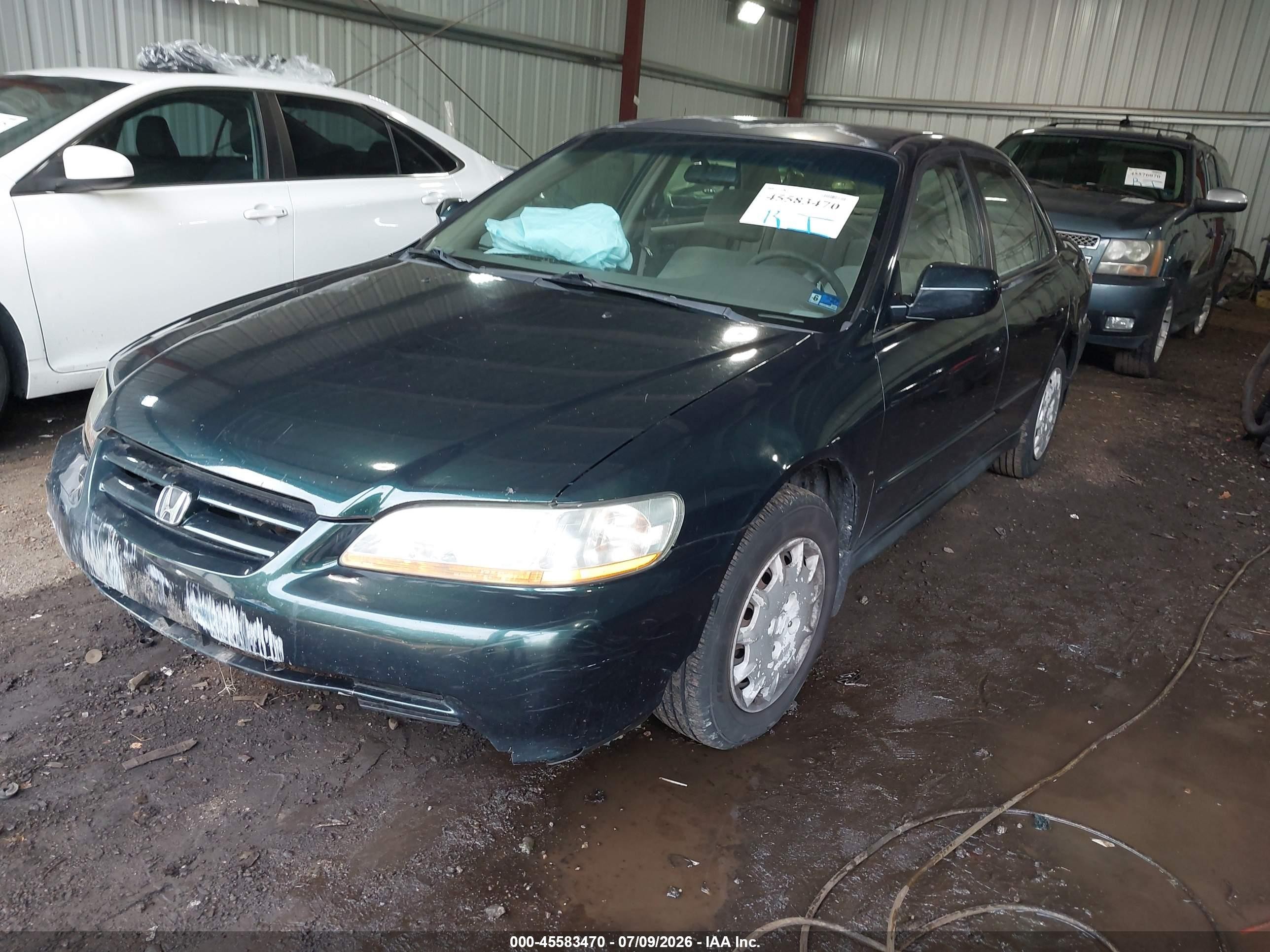 2001 Honda Accord 2.3 Lx Green vin: 1HGCG56441A090976