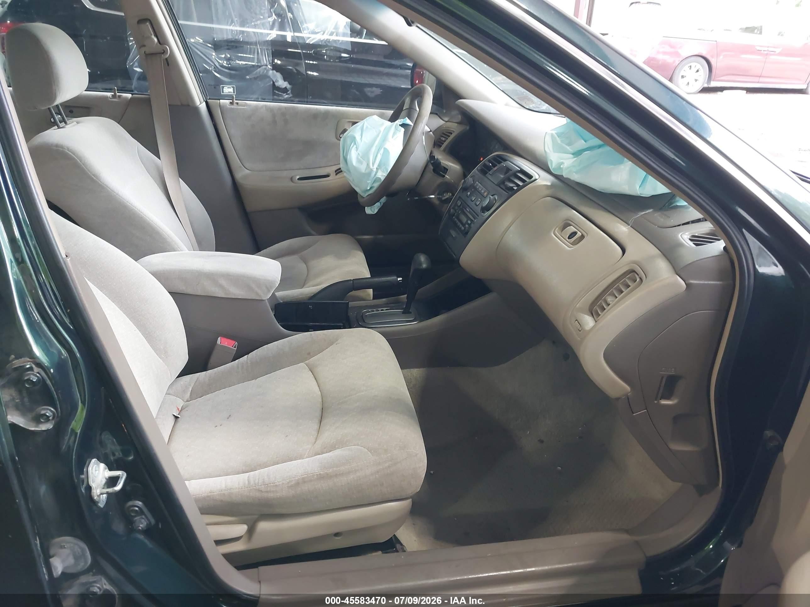 2001 Honda Accord 2.3 Lx Green vin: 1HGCG56441A090976