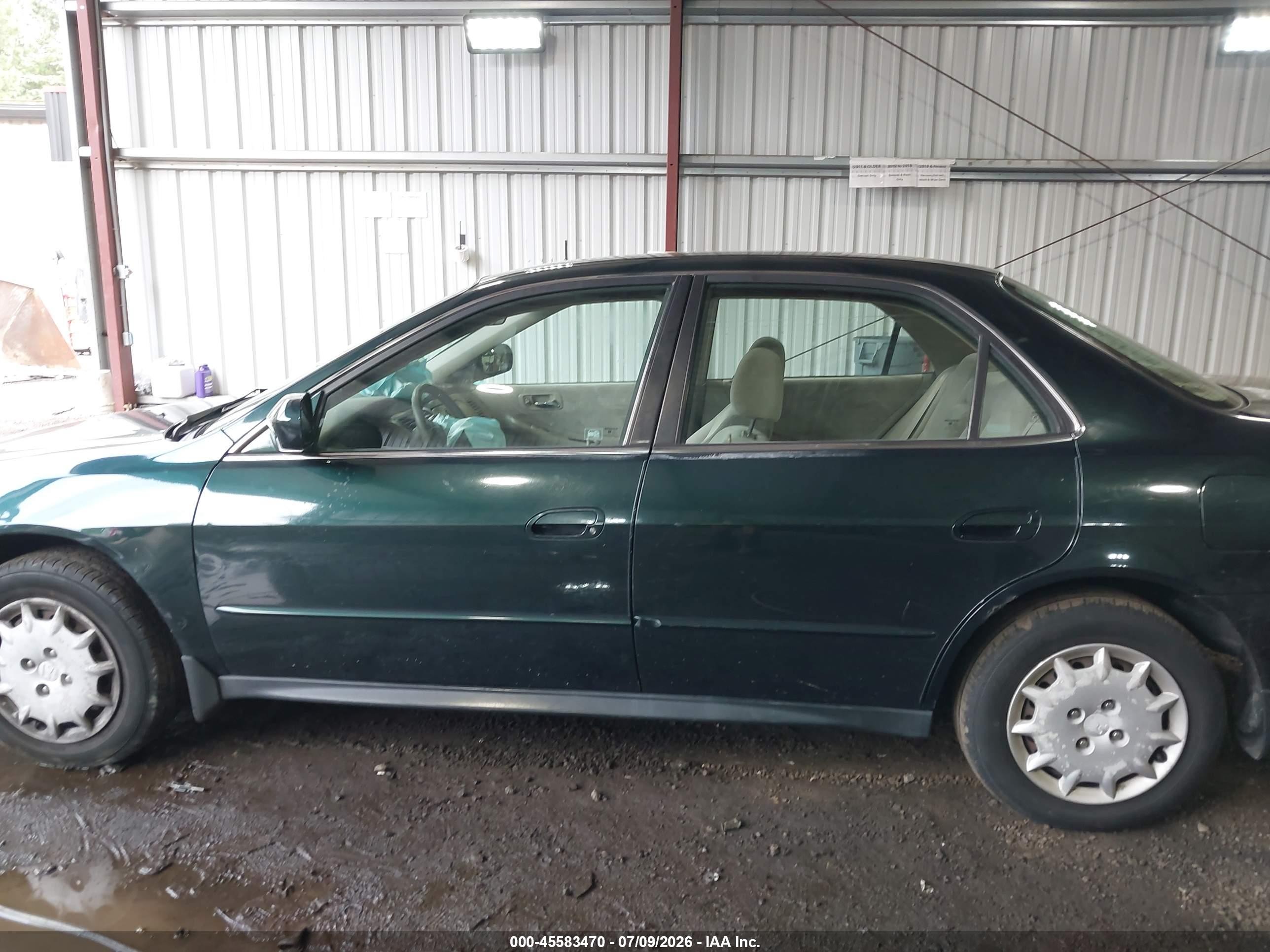2001 Honda Accord 2.3 Lx Green vin: 1HGCG56441A090976