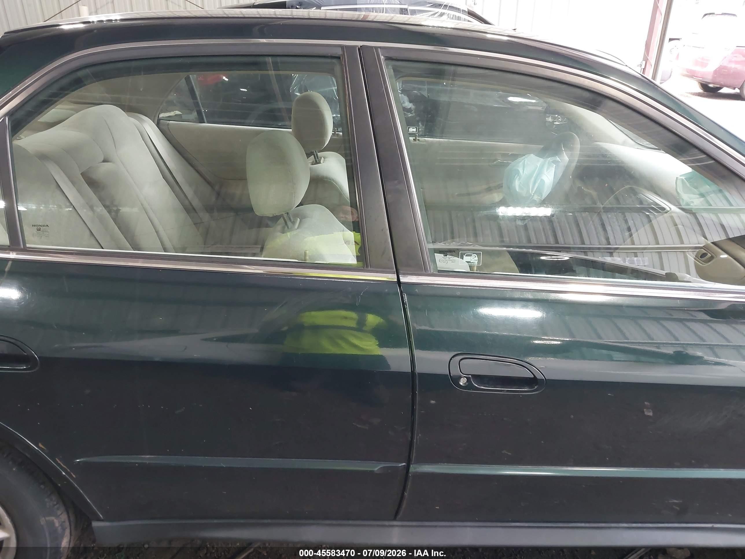 2001 Honda Accord 2.3 Lx Green vin: 1HGCG56441A090976