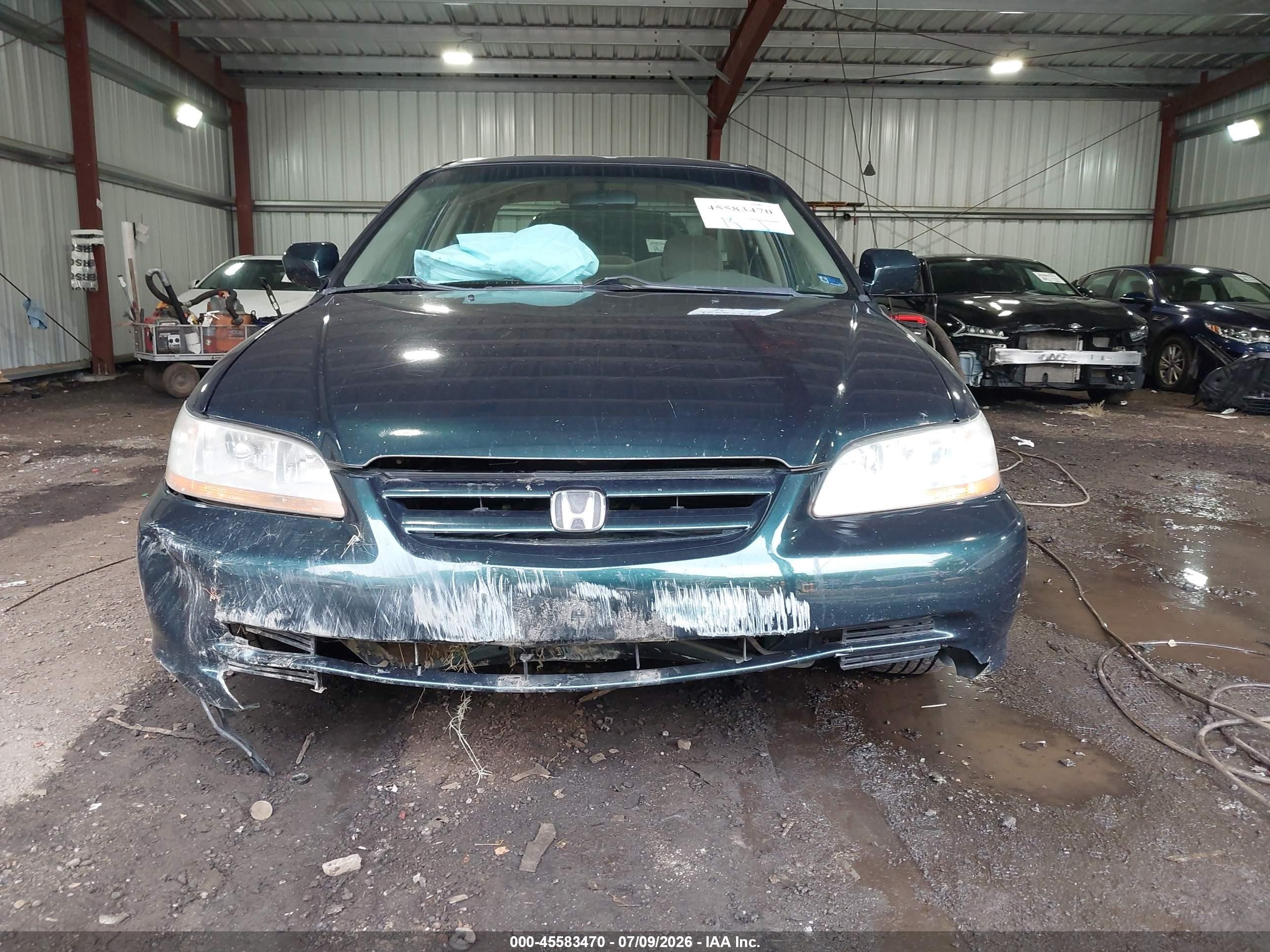 2001 Honda Accord 2.3 Lx Green vin: 1HGCG56441A090976