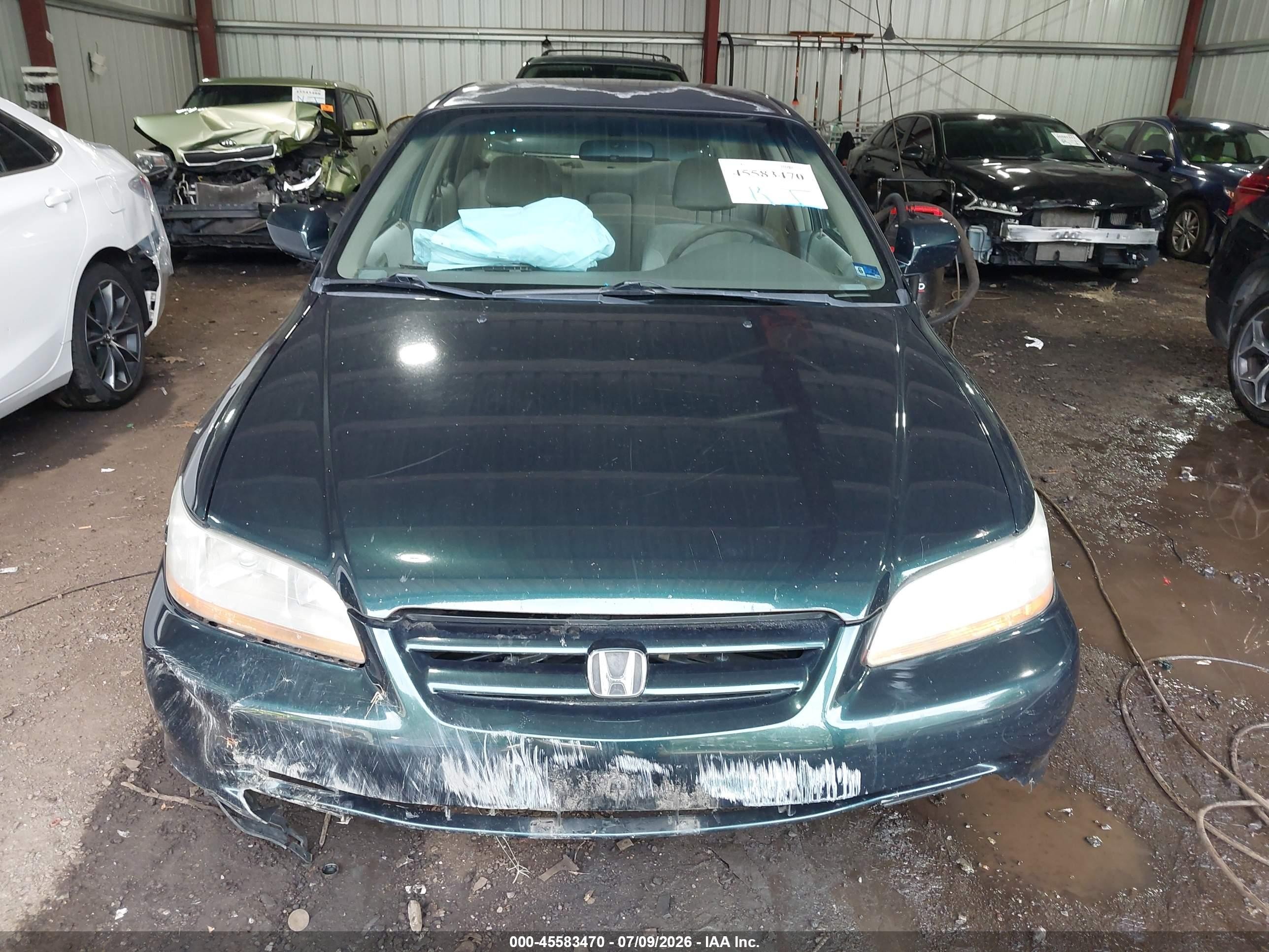2001 Honda Accord 2.3 Lx Green vin: 1HGCG56441A090976