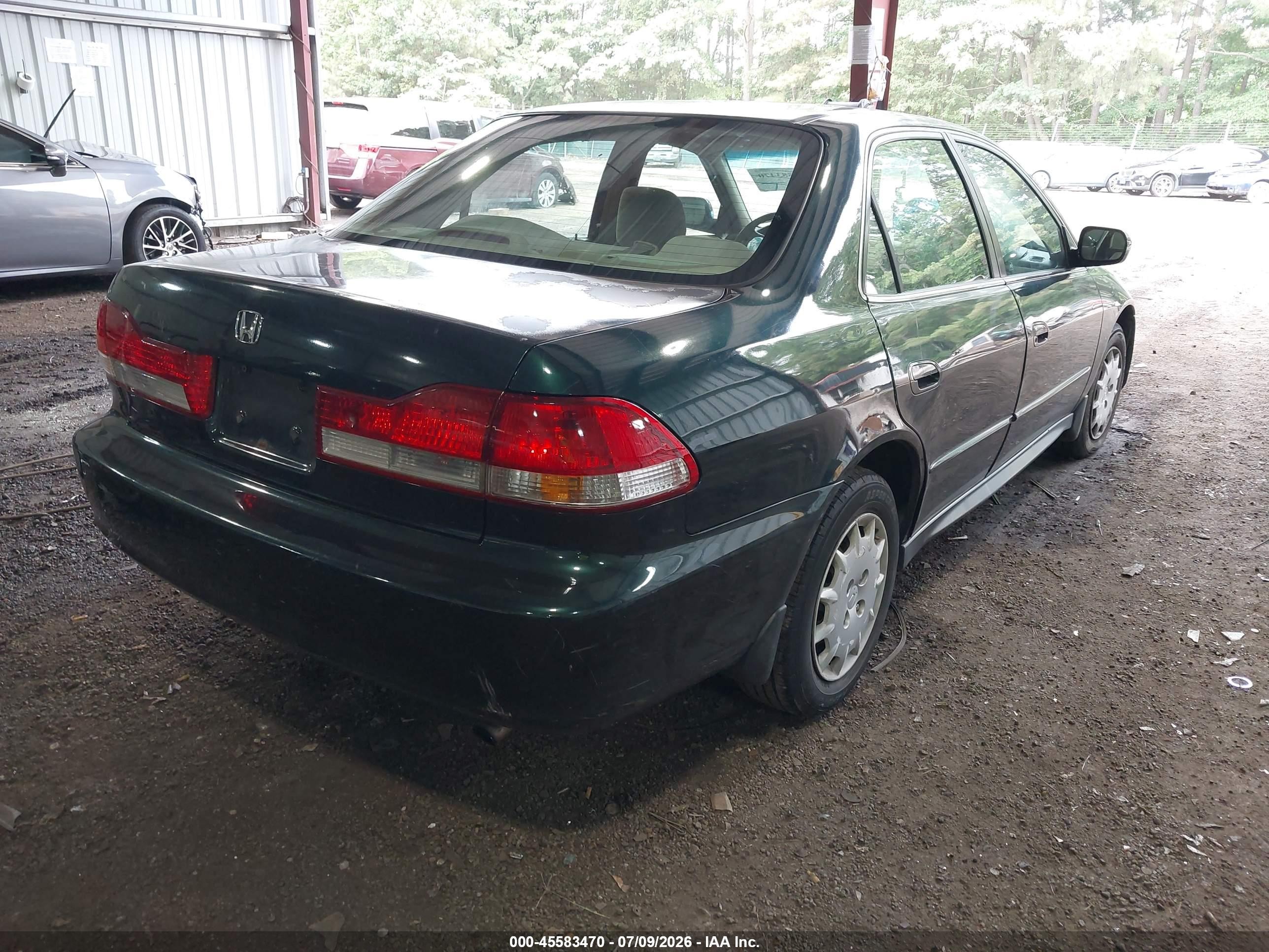2001 Honda Accord 2.3 Lx Green vin: 1HGCG56441A090976