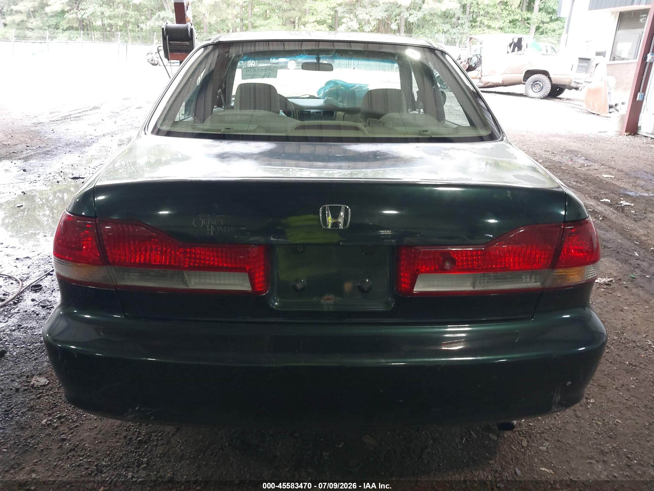 2001 Honda Accord 2.3 Lx Green vin: 1HGCG56441A090976