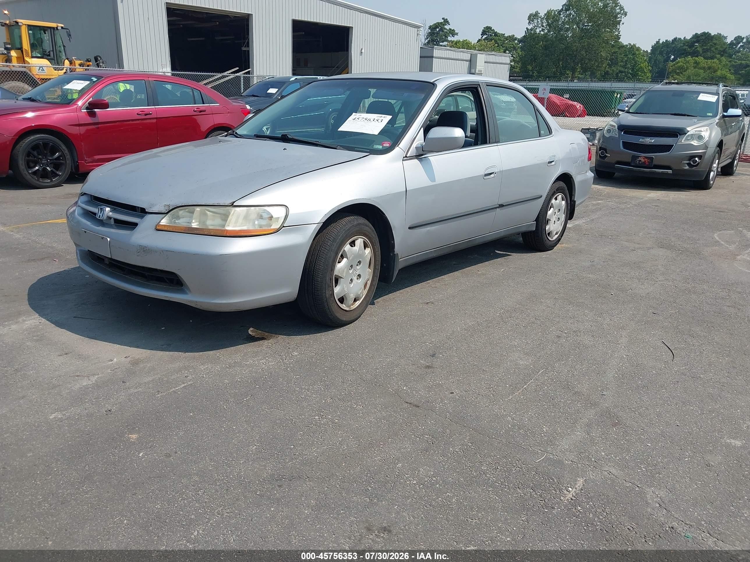 1999 Honda Accord Lx Silver vin: 1HGCG5644XA115920