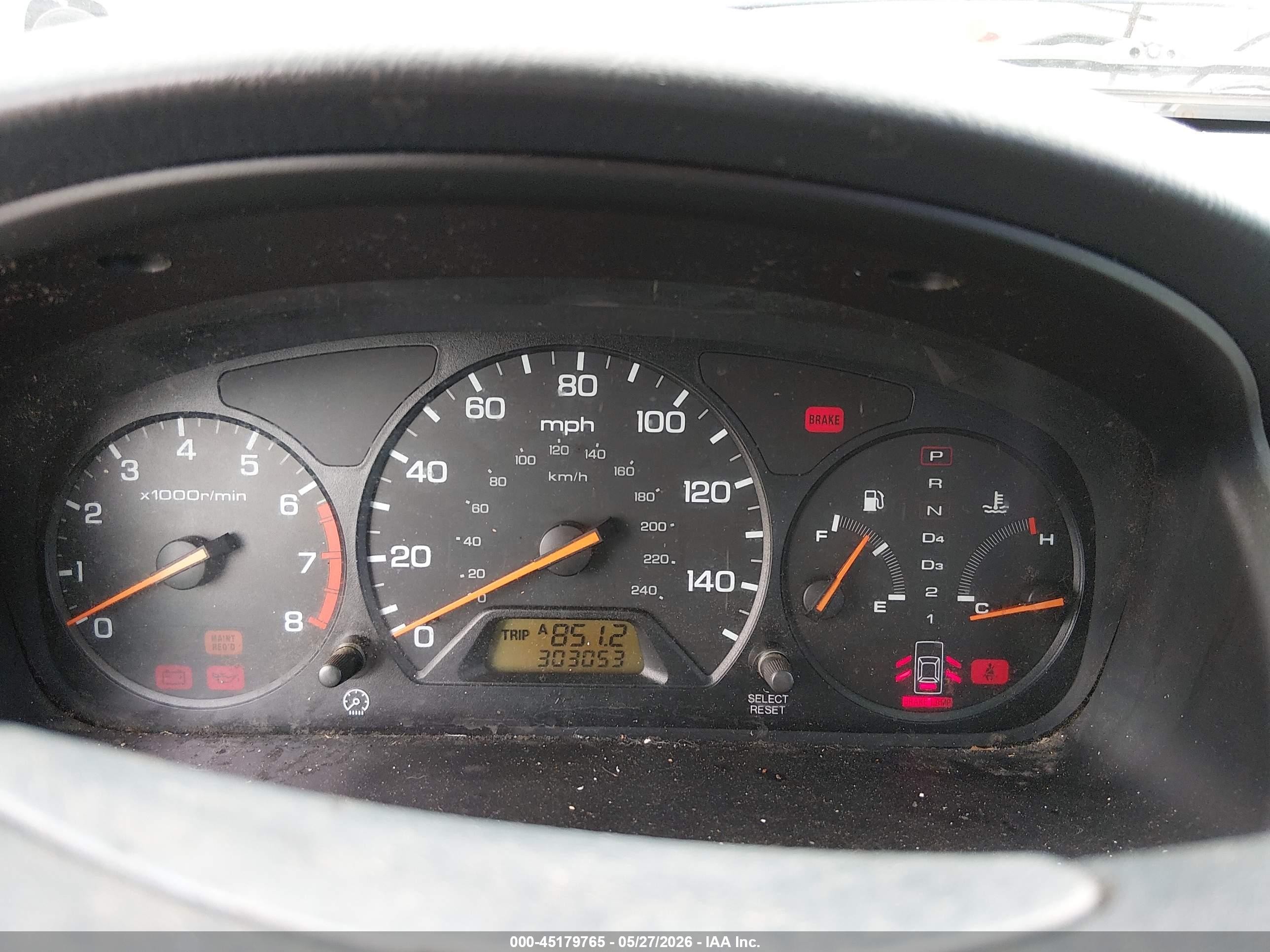 2001 Honda Accord 2.3 Lx Серый vin: 1HGCG56451A005580