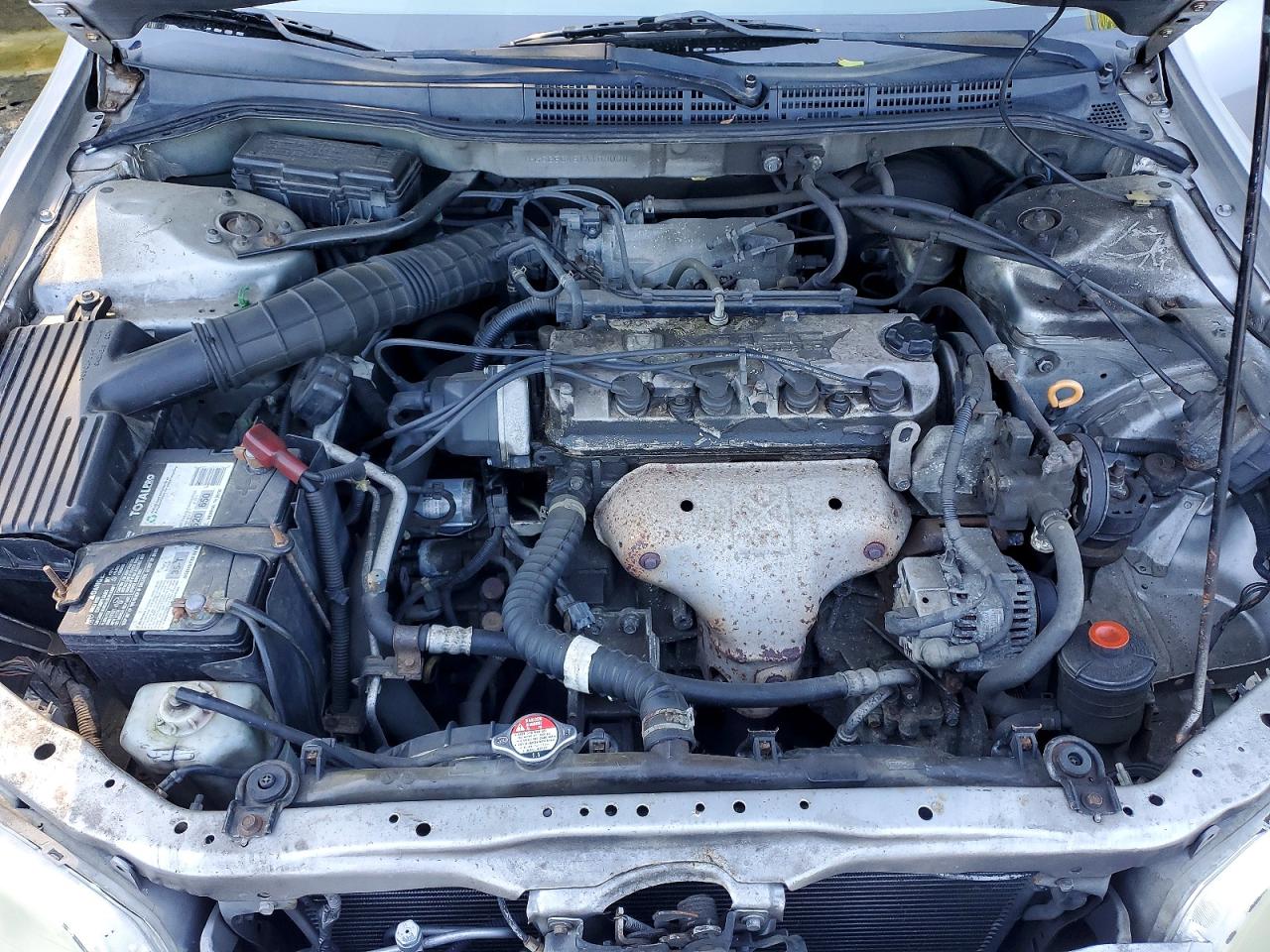 2001 Honda Accord Lx Silver vin: 1HGCG56451A103038