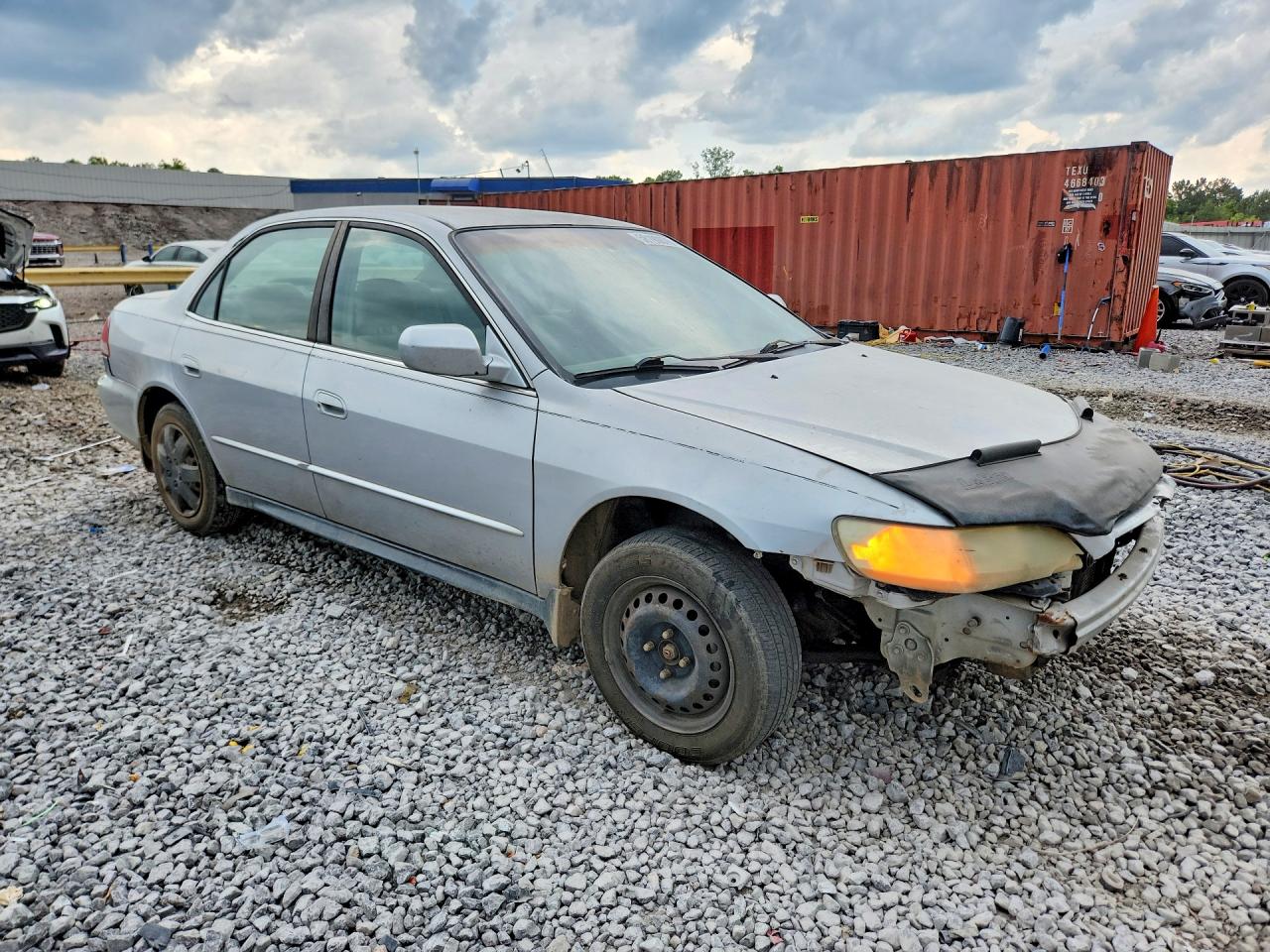 2002 Honda Accord Lx Silver vin: 1HGCG56452A046163