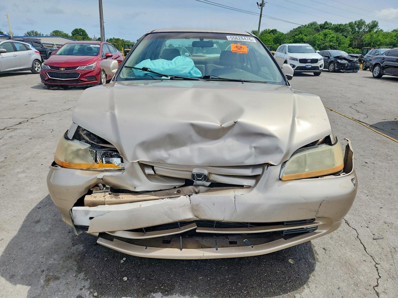 2002 Honda Accord Lx Gold vin: 1HGCG56452A090129