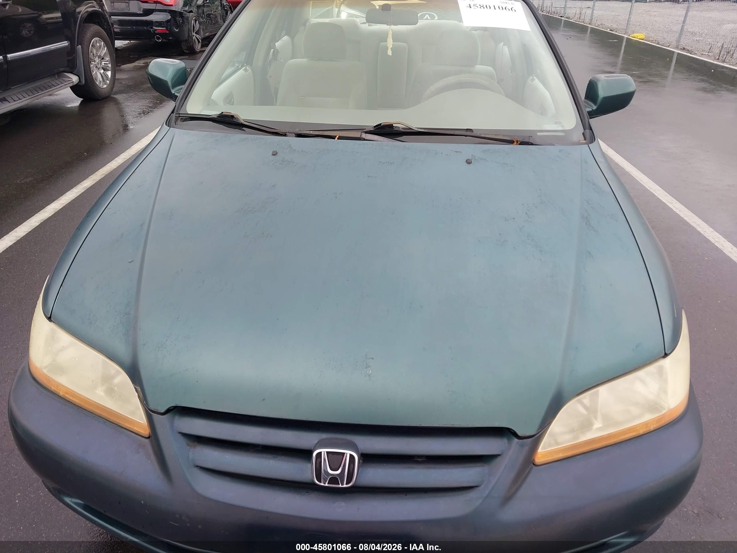 2002 Honda Accord 2.3 Lx Green vin: 1HGCG56462A054613