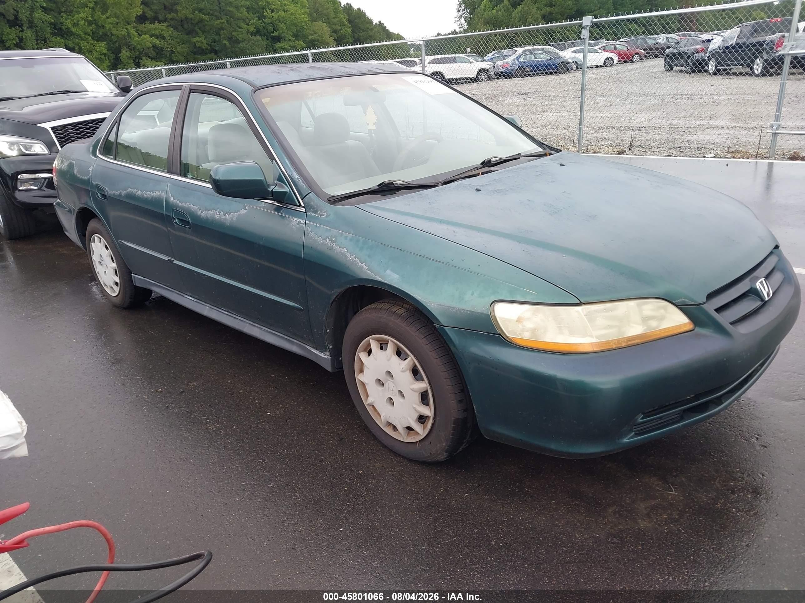 2002 Honda Accord 2.3 Lx Green vin: 1HGCG56462A054613