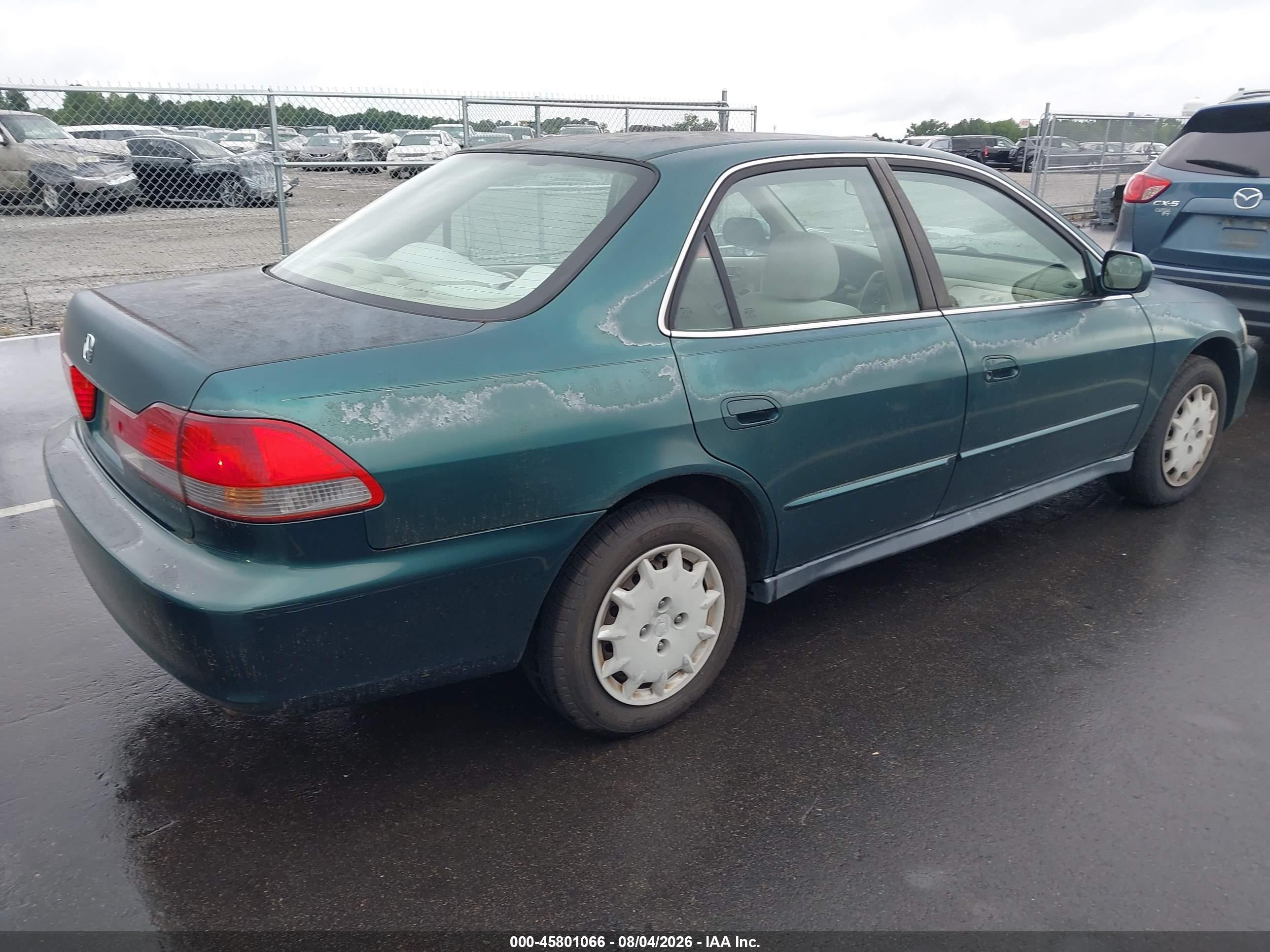 2002 Honda Accord 2.3 Lx Green vin: 1HGCG56462A054613