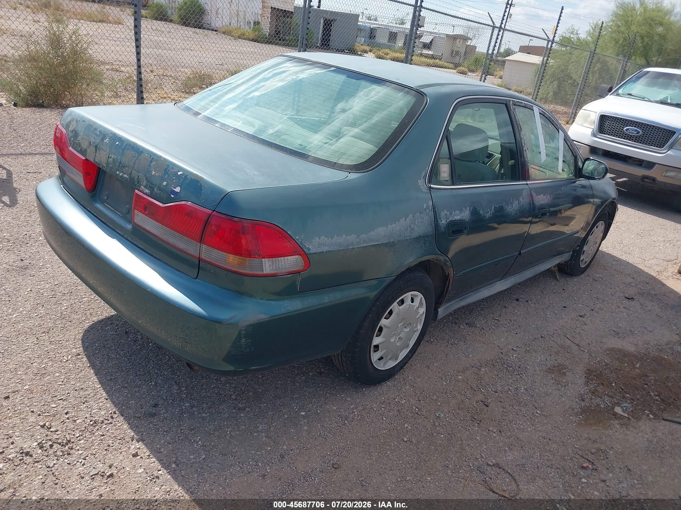 2002 Honda Accord 2.3 Lx Green vin: 1HGCG56462A169017