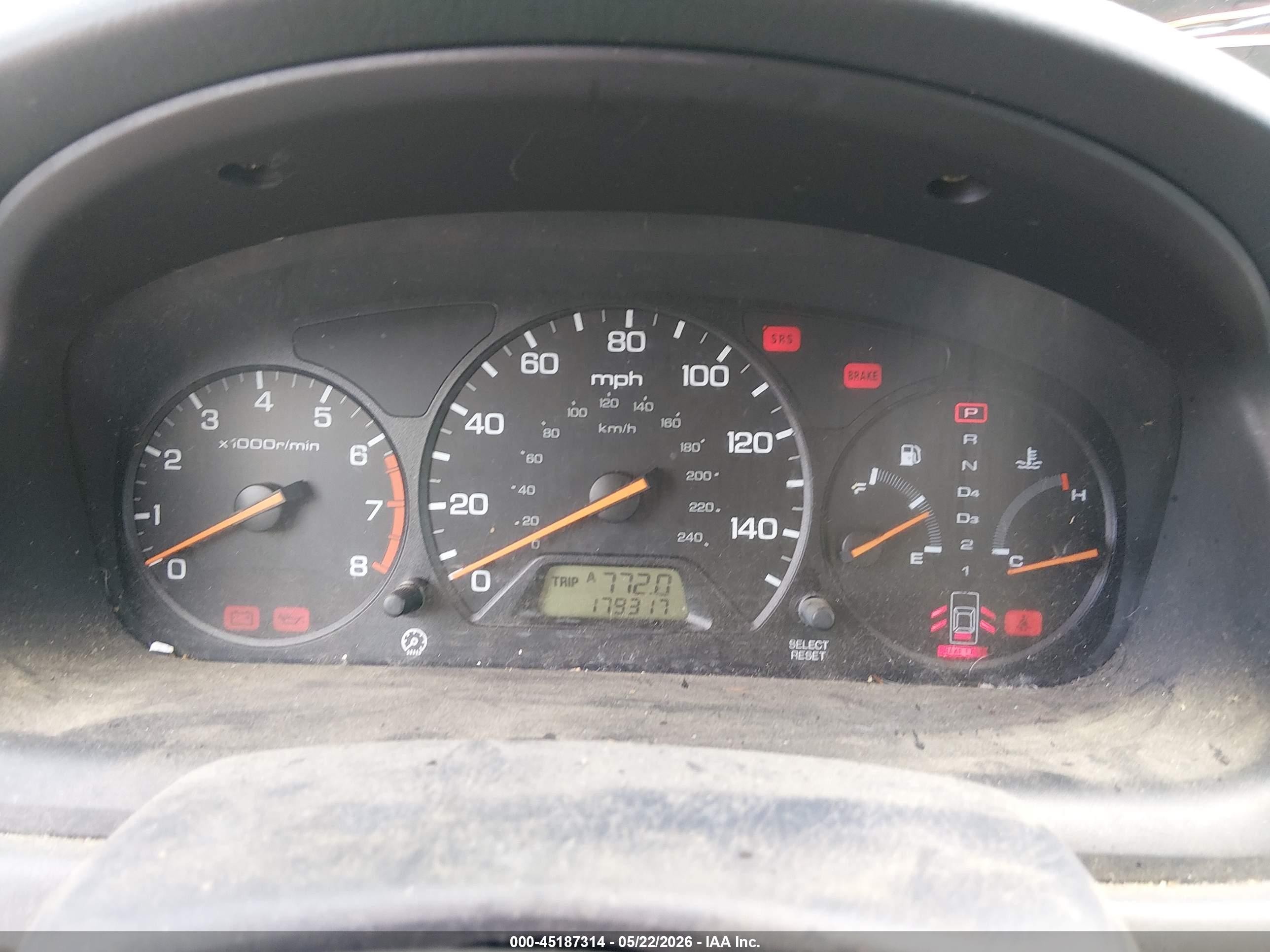 2000 Honda Accord 2.3 Lx Blue vin: 1HGCG5646YA008109
