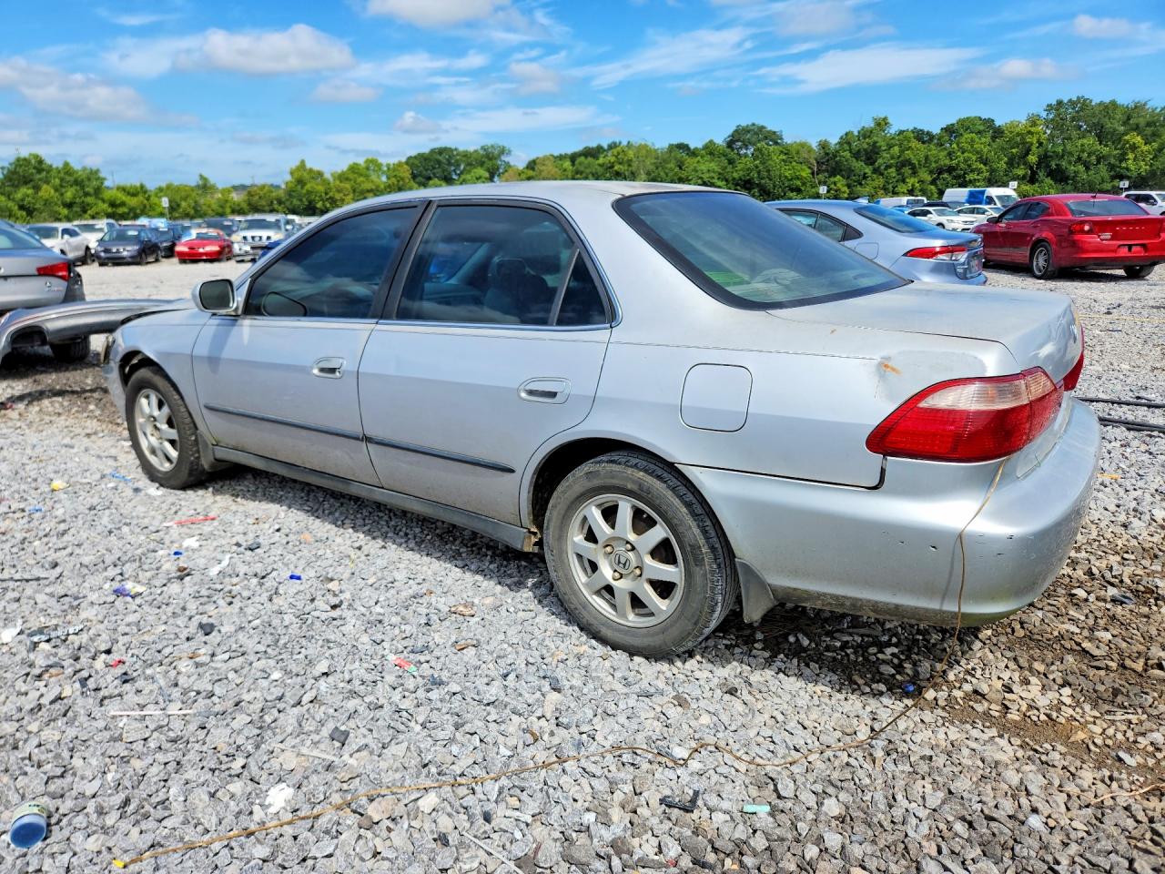 2000 Honda Accord Lx Gray vin: 1HGCG5646YA144403