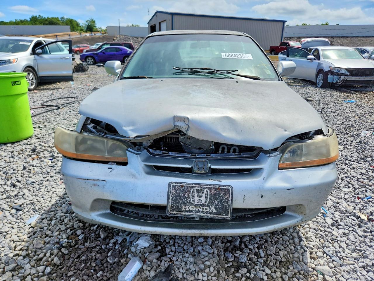 2000 Honda Accord Lx Gray vin: 1HGCG5646YA144403