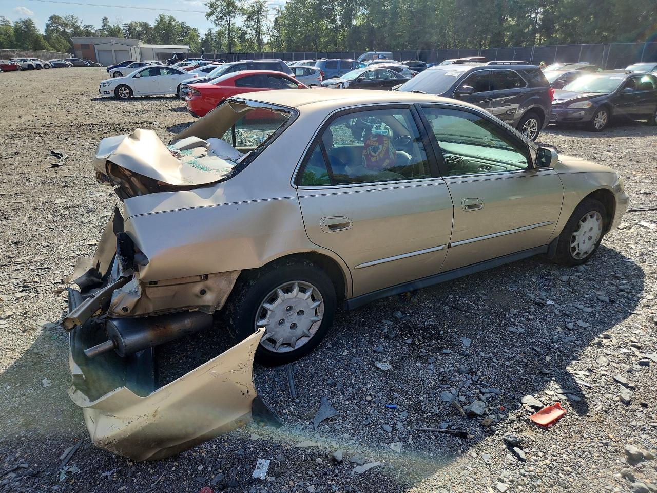 2001 Honda Accord Lx Beige vin: 1HGCG56471A138390