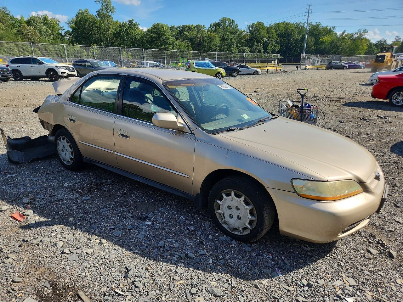2001 Honda Accord Lx Beige vin: 1HGCG56471A138390