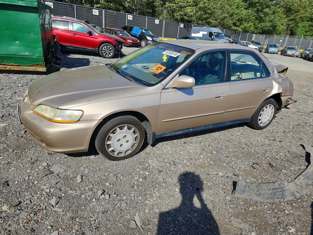 2001 Honda Accord Lx Beige vin: 1HGCG56471A138390