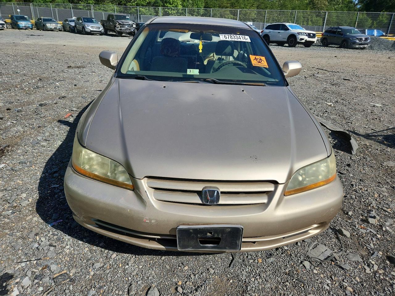 2001 Honda Accord Lx Beige vin: 1HGCG56471A138390