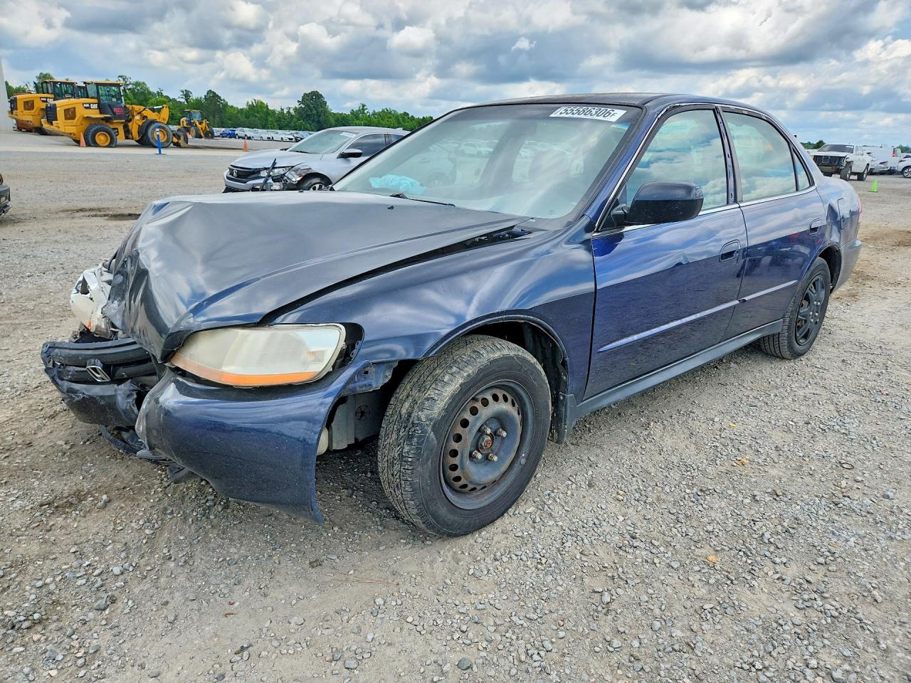 2002 Honda Accord Lx Синий vin: 1HGCG56472A008773