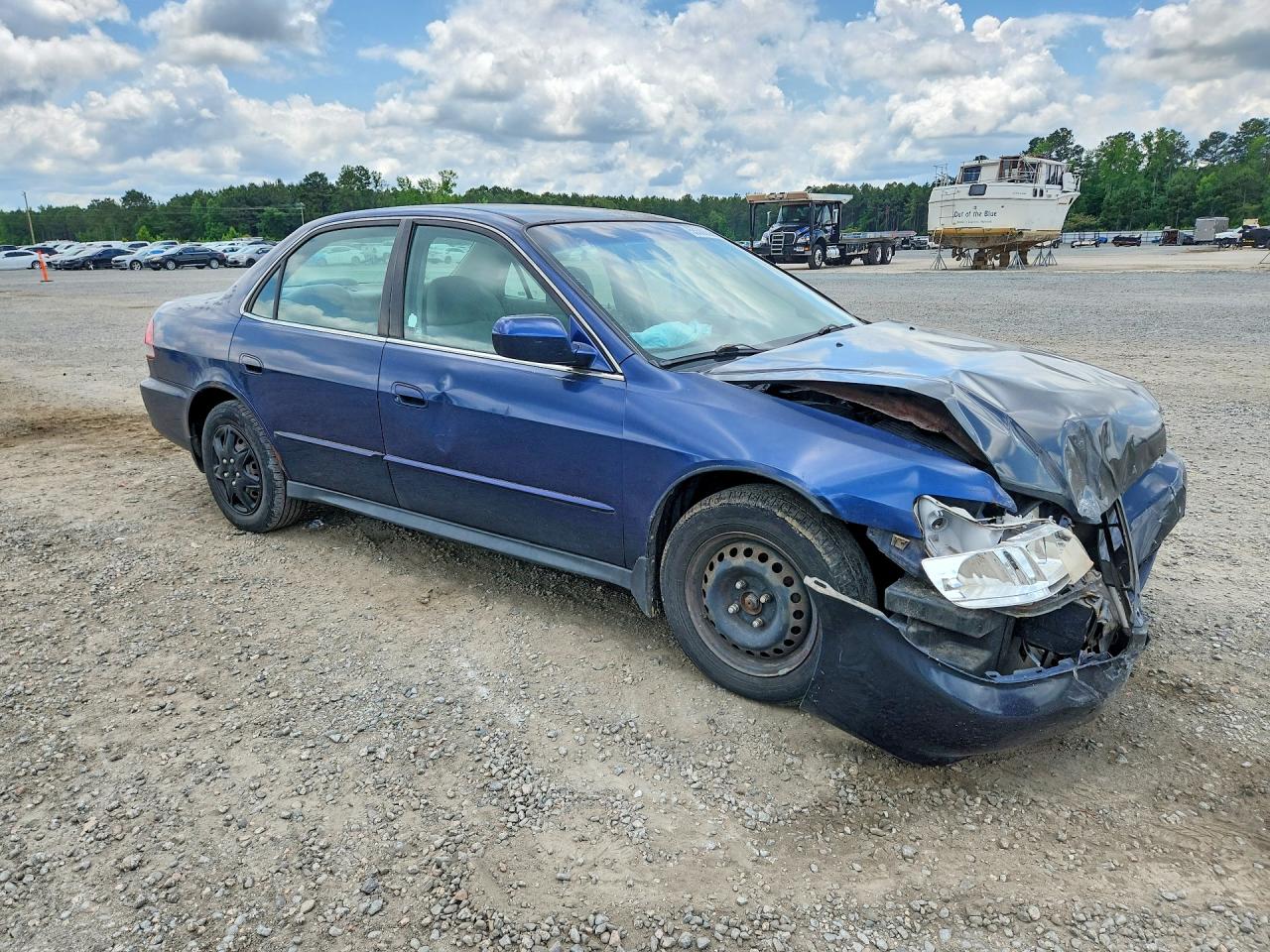 2002 Honda Accord Lx Синий vin: 1HGCG56472A008773