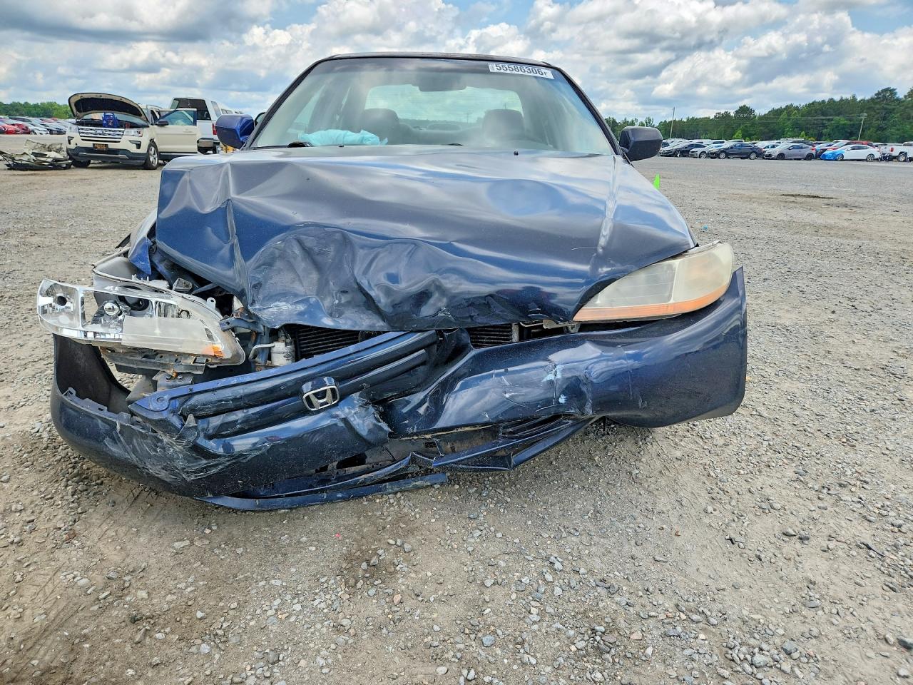 2002 Honda Accord Lx Синий vin: 1HGCG56472A008773