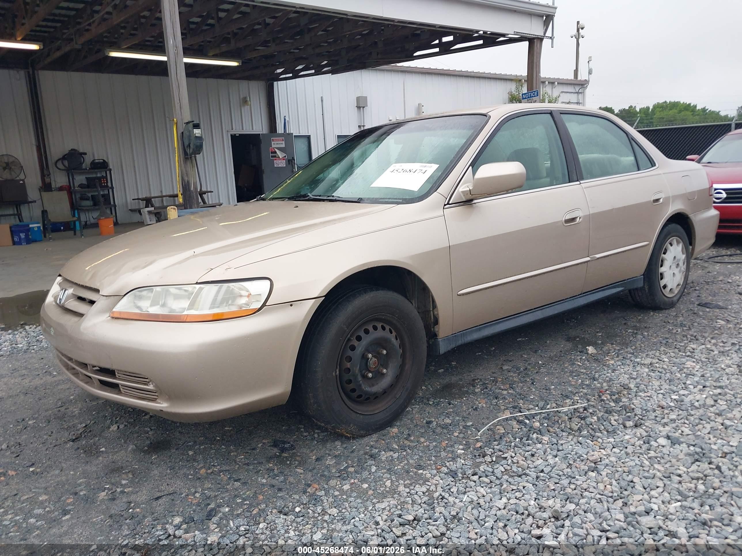 2002 Honda Accord 2.3 Lx Gold vin: 1HGCG56472A101857