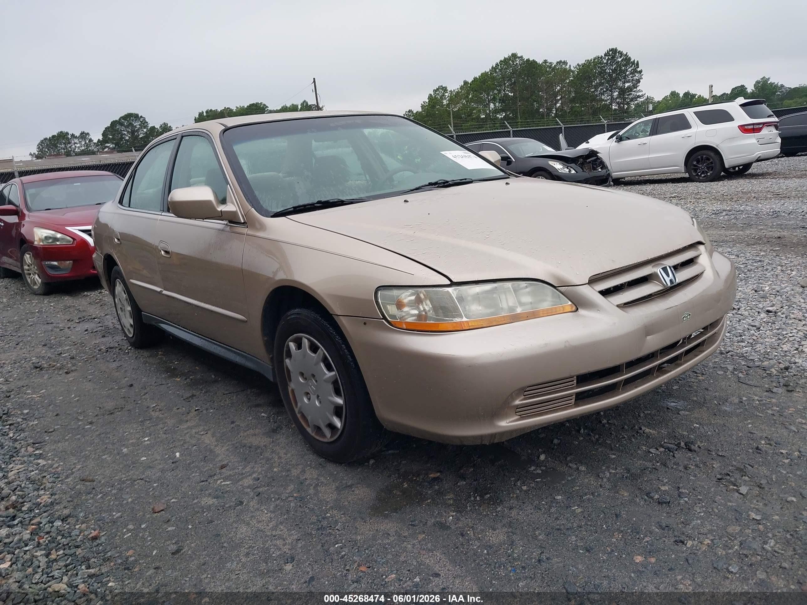 2002 Honda Accord 2.3 Lx Gold vin: 1HGCG56472A101857