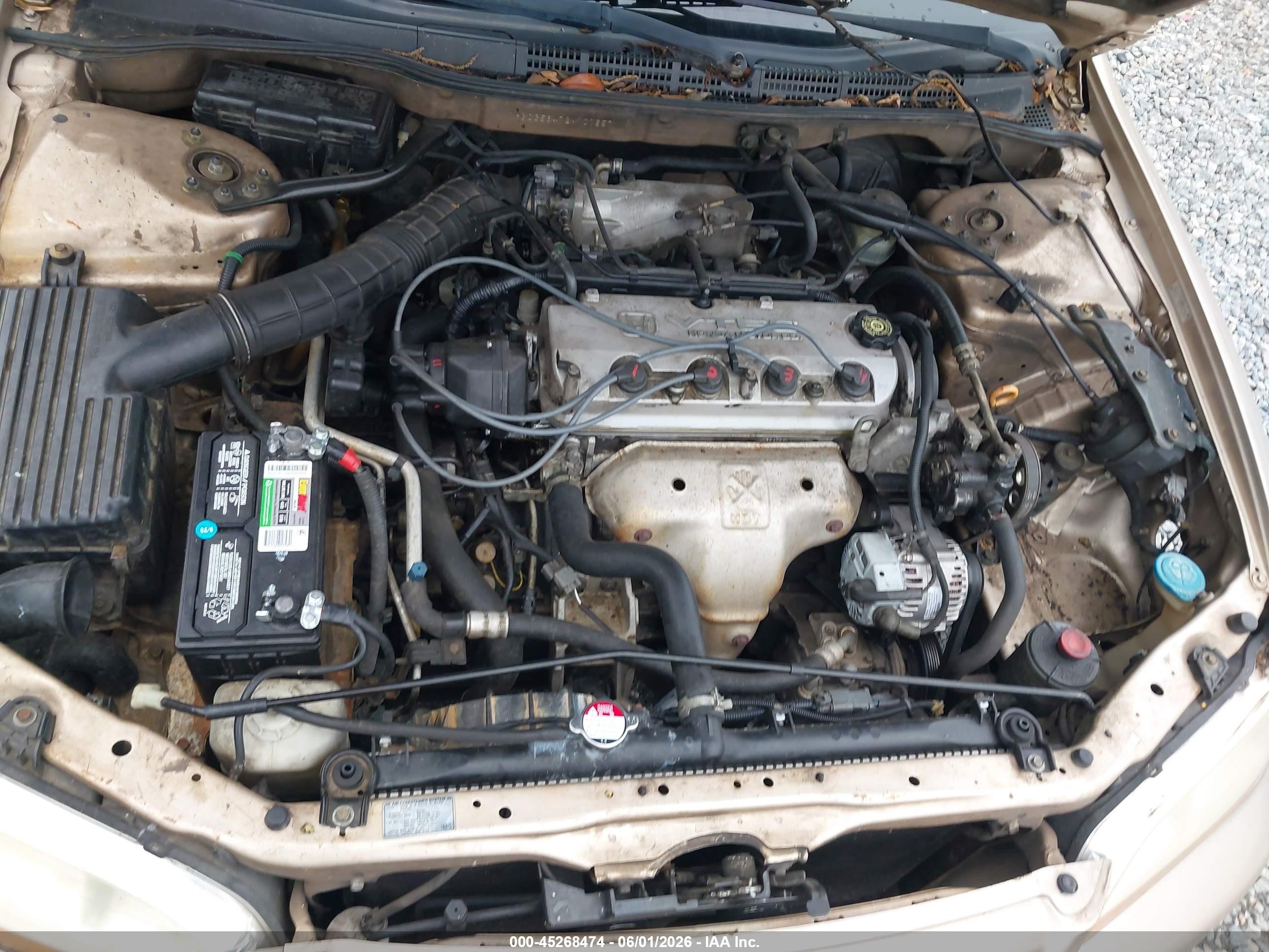 2002 Honda Accord 2.3 Lx Gold vin: 1HGCG56472A101857