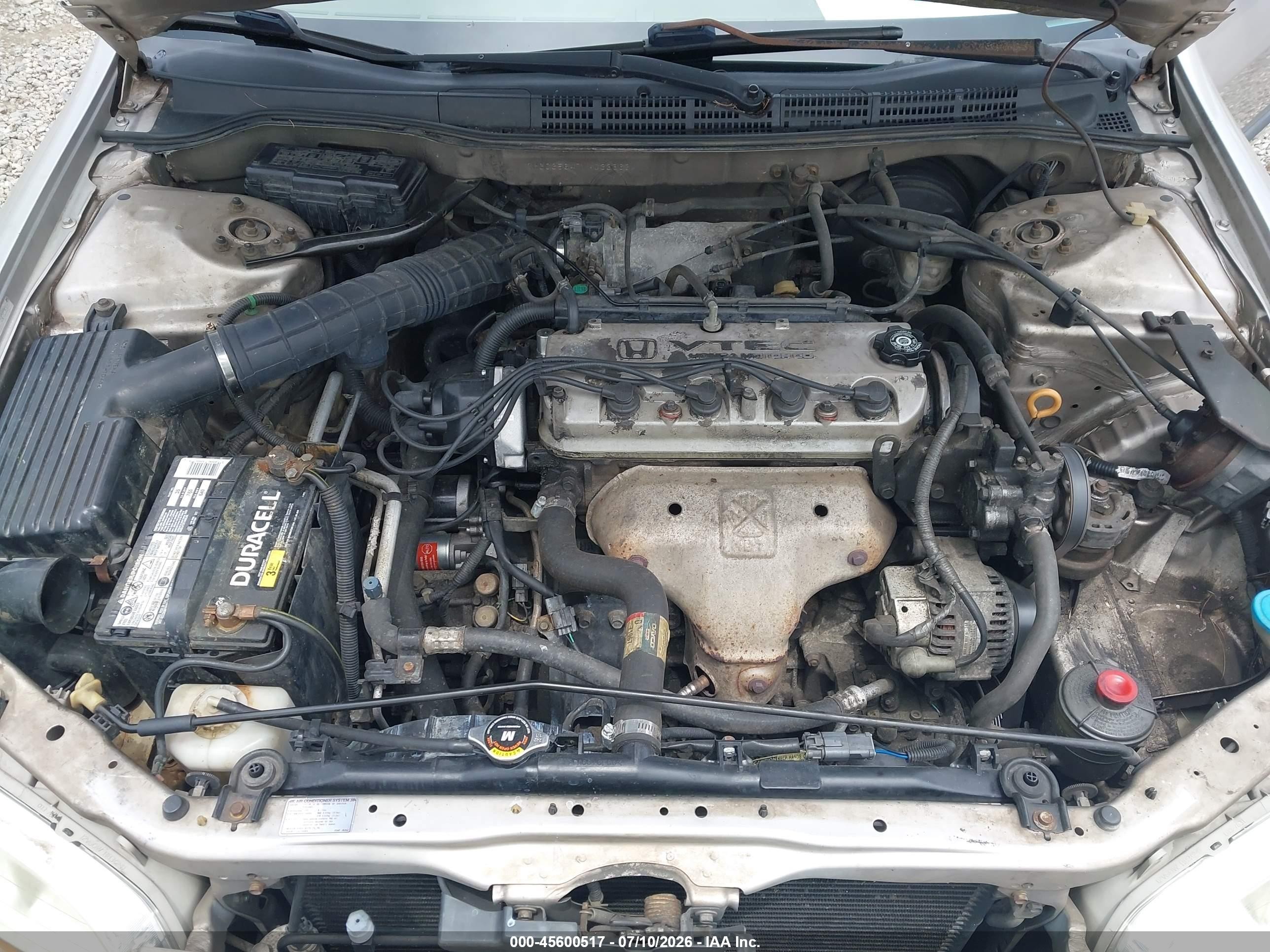 1998 Honda Accord Lx Silver vin: 1HGCG5647WA033663