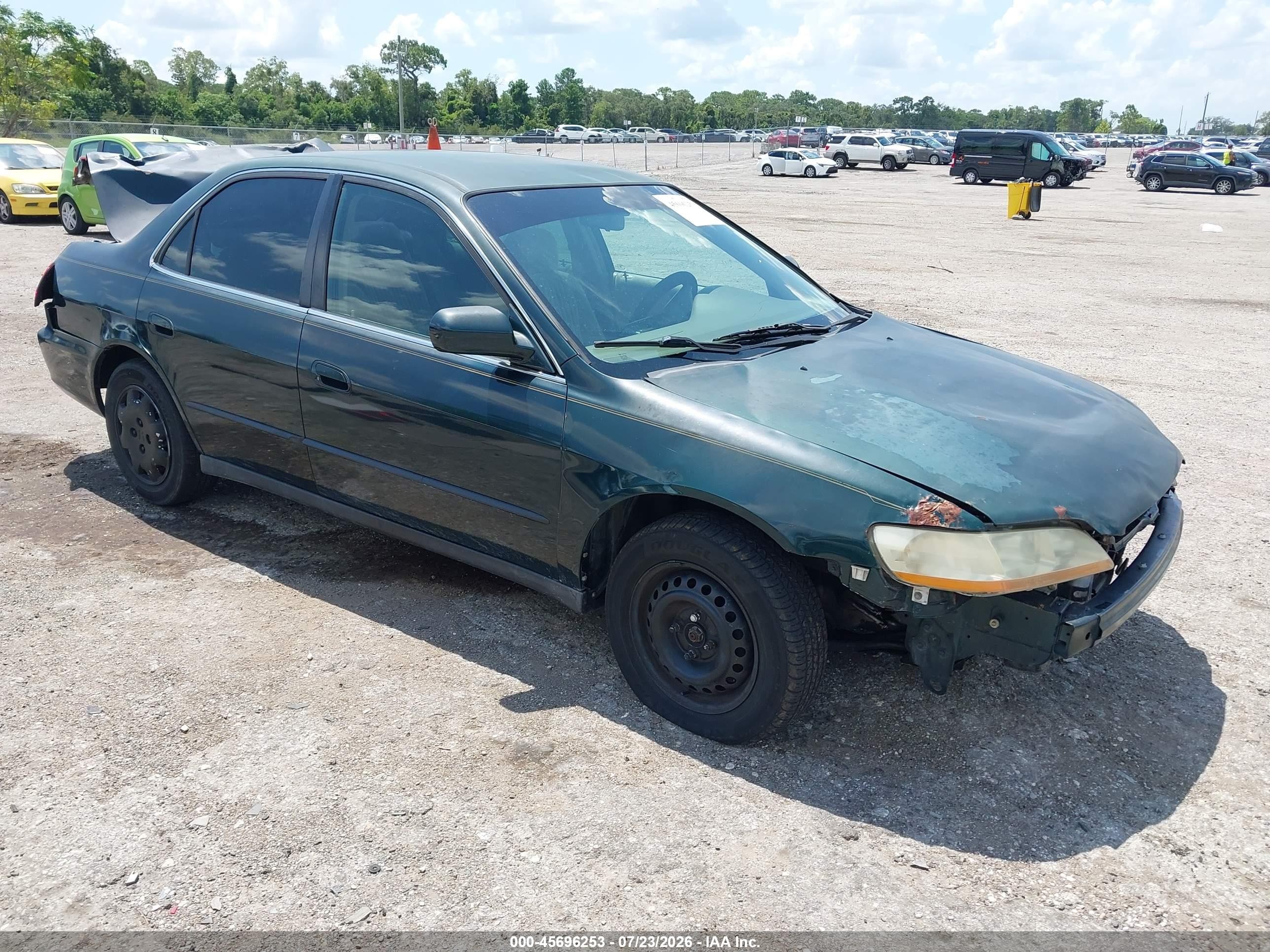 1998 Honda Accord Lx Green vin: 1HGCG5647WA109169
