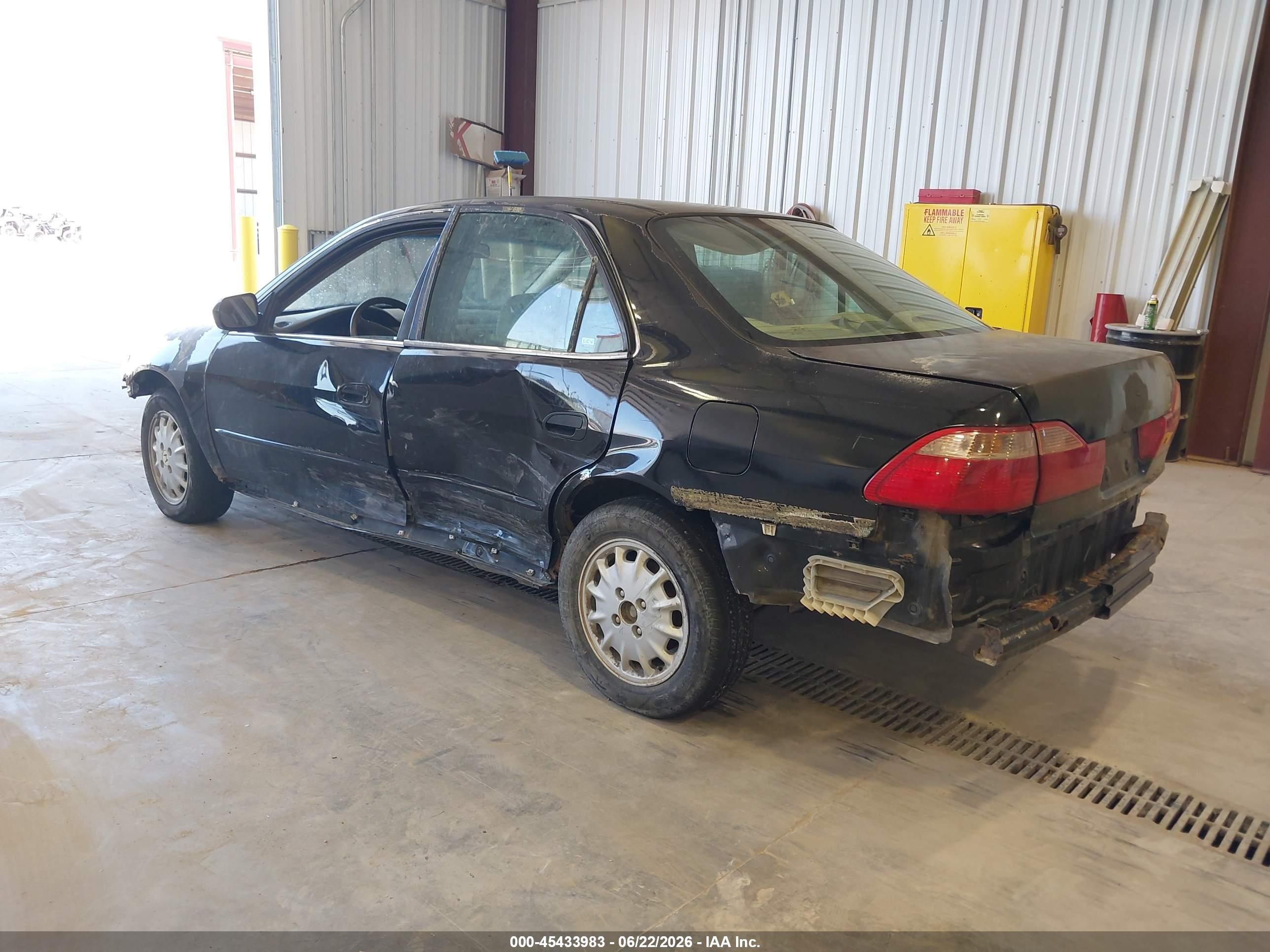 1999 Honda Accord Lx Black vin: 1HGCG5647XA031042