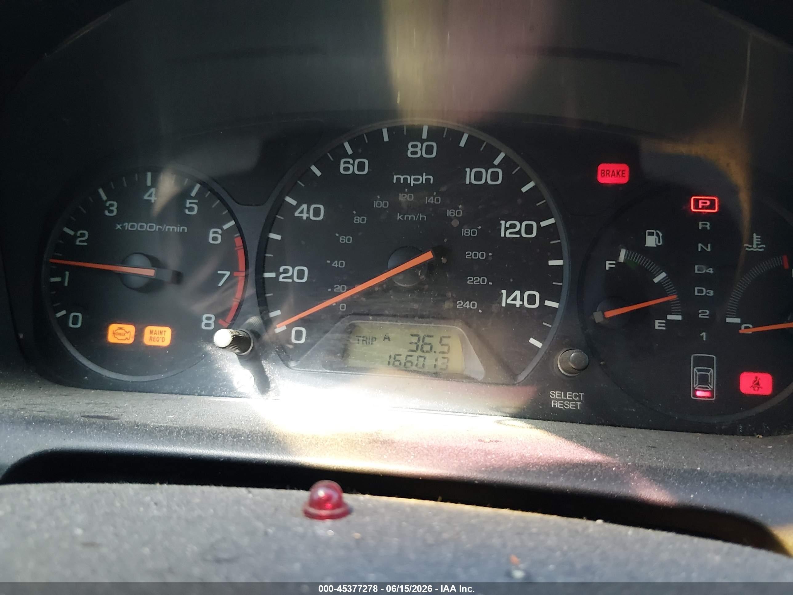 1998 Honda Accord Lx Gray vin: 1HGCG5648WA223469