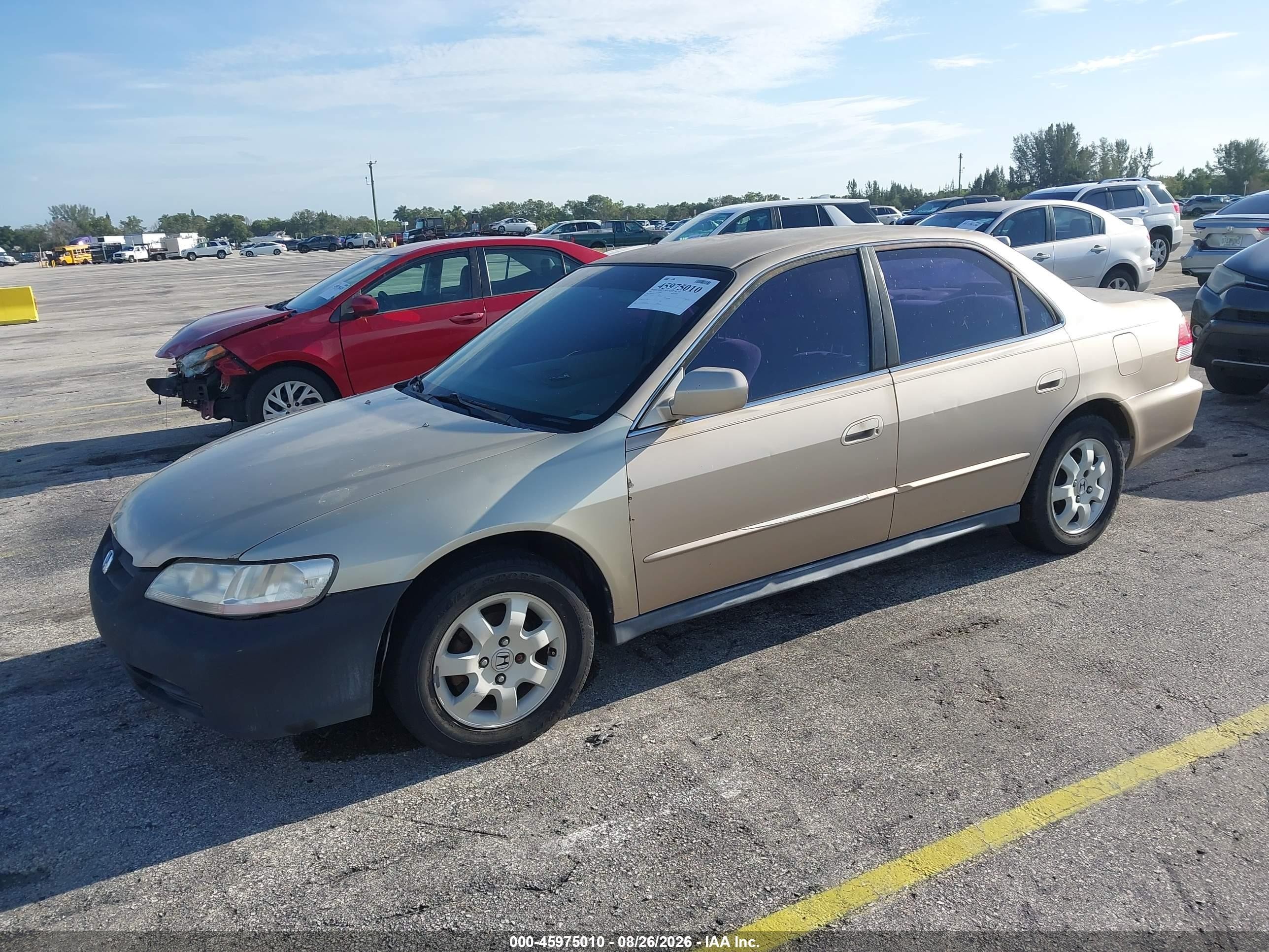 2001 Honda Accord 2.3 Lx Gold vin: 1HGCG56491A142716