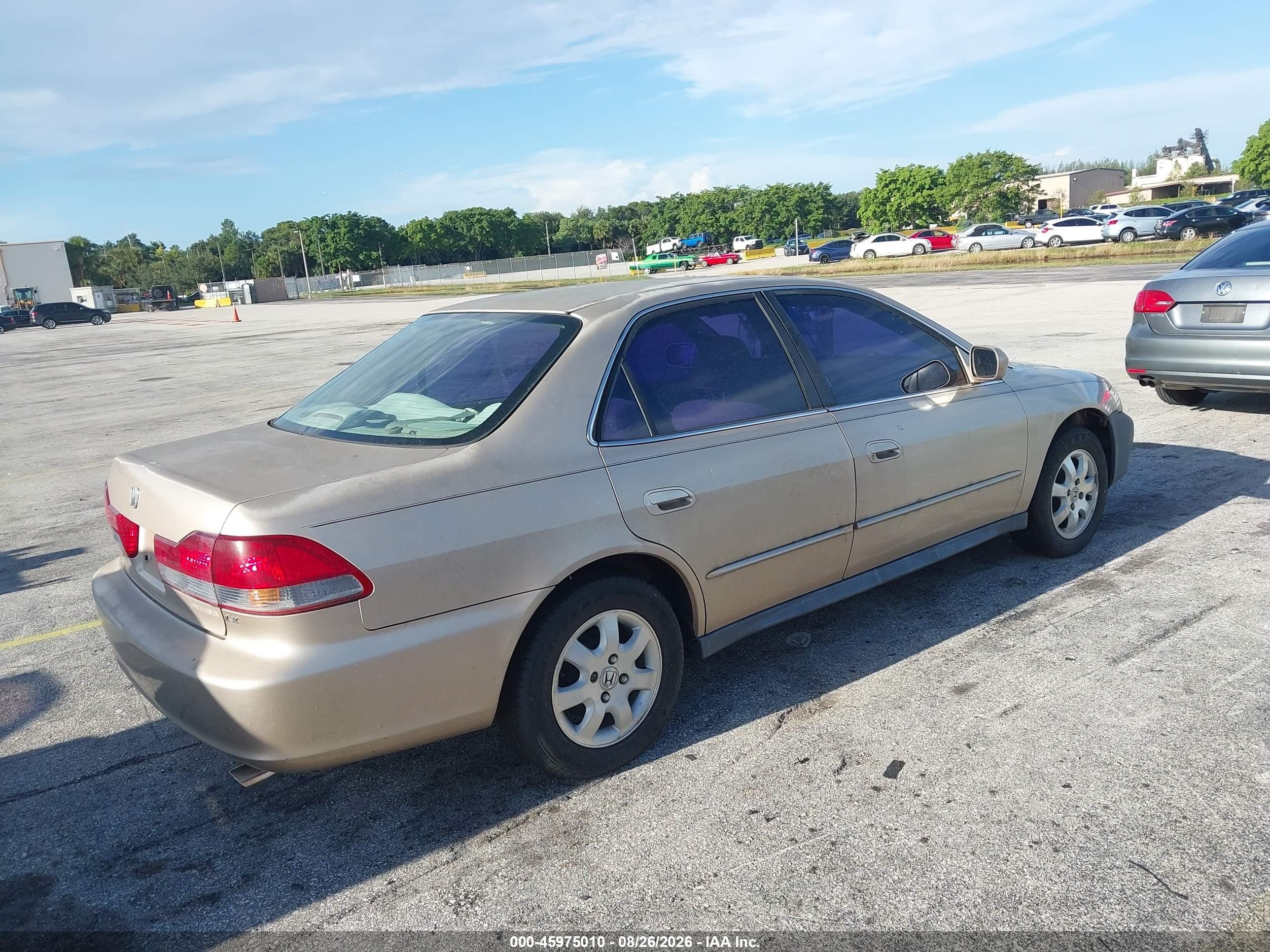 2001 Honda Accord 2.3 Lx Gold vin: 1HGCG56491A142716