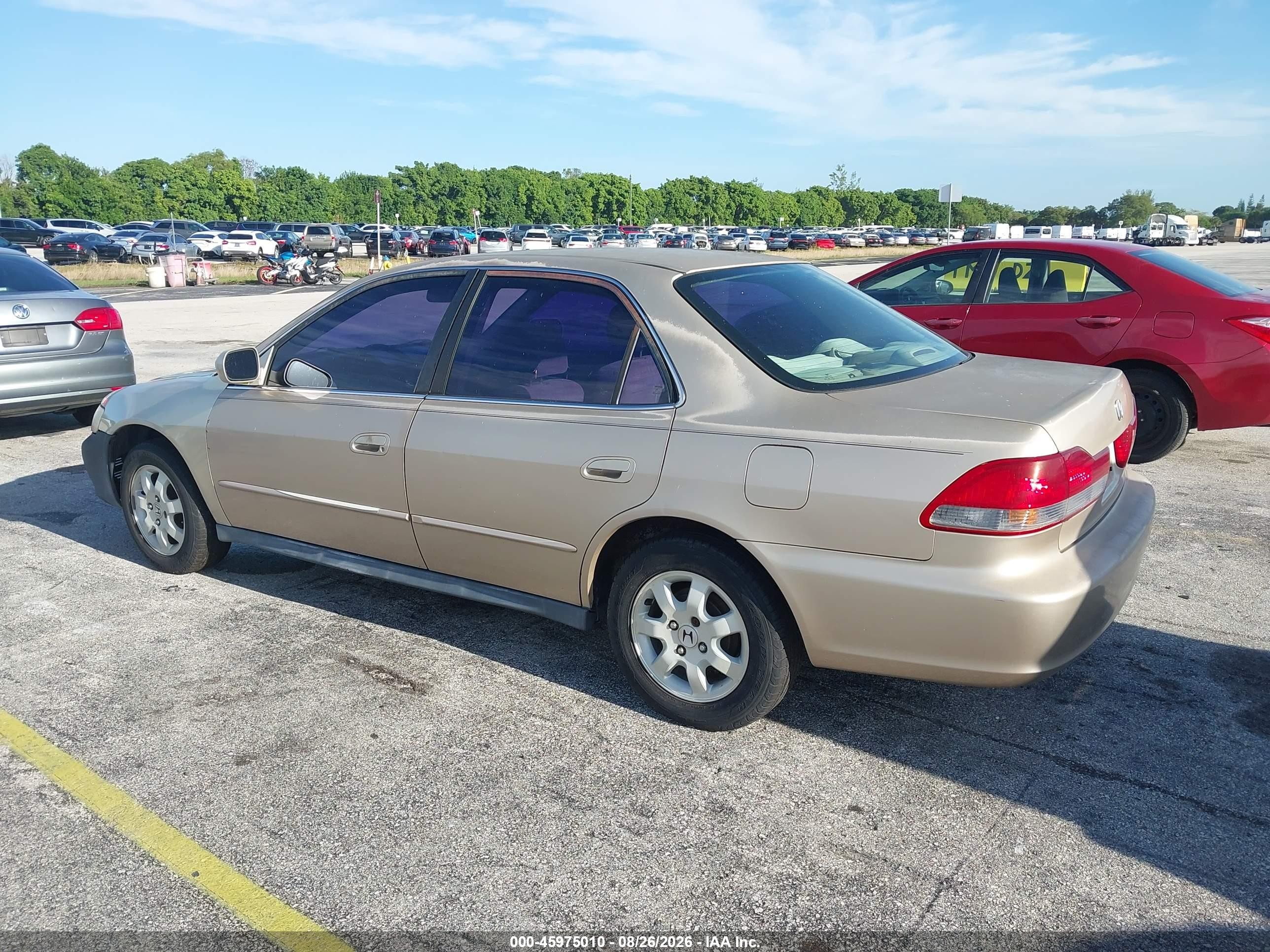 2001 Honda Accord 2.3 Lx Gold vin: 1HGCG56491A142716