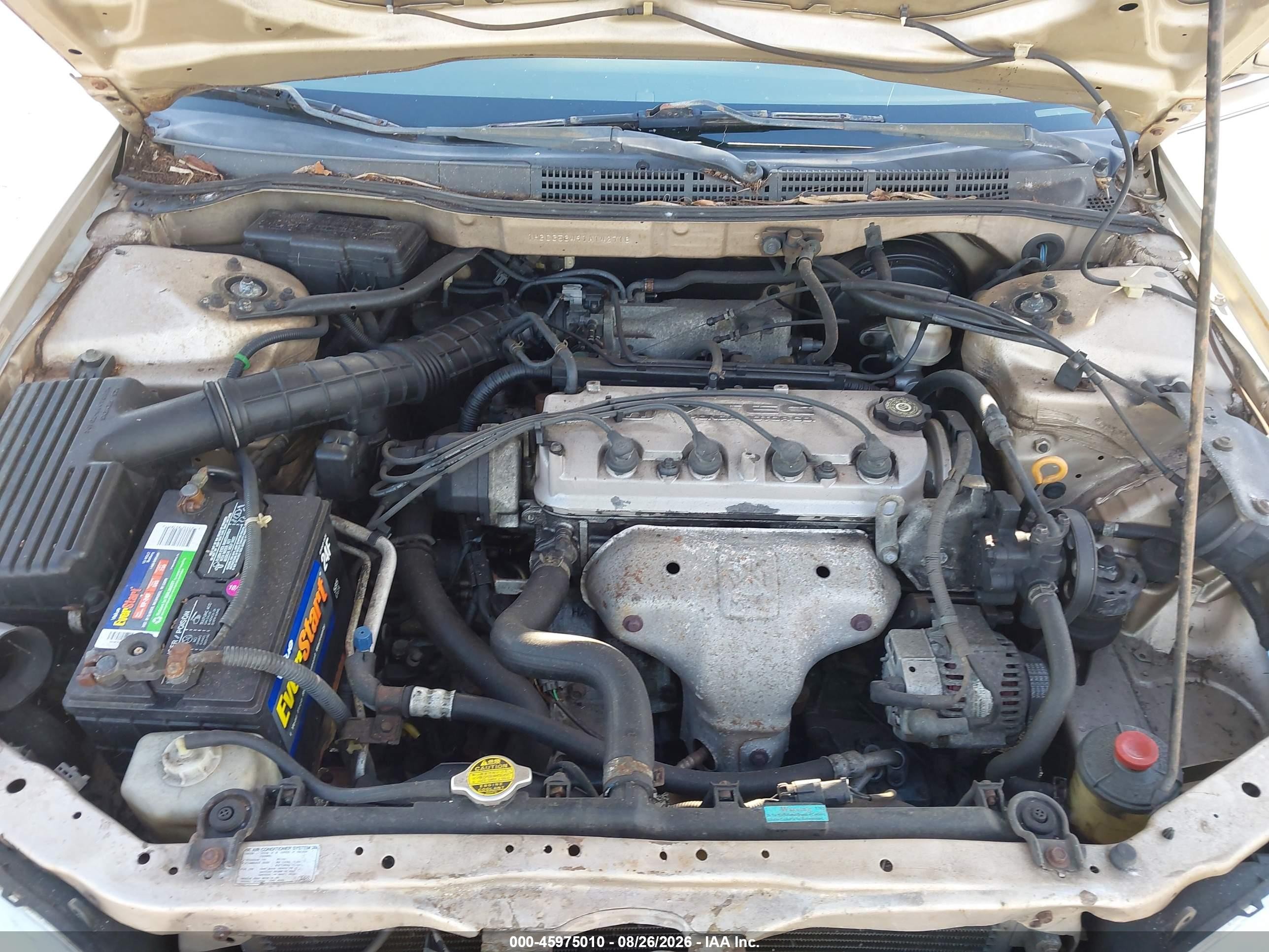 2001 Honda Accord 2.3 Lx Gold vin: 1HGCG56491A142716